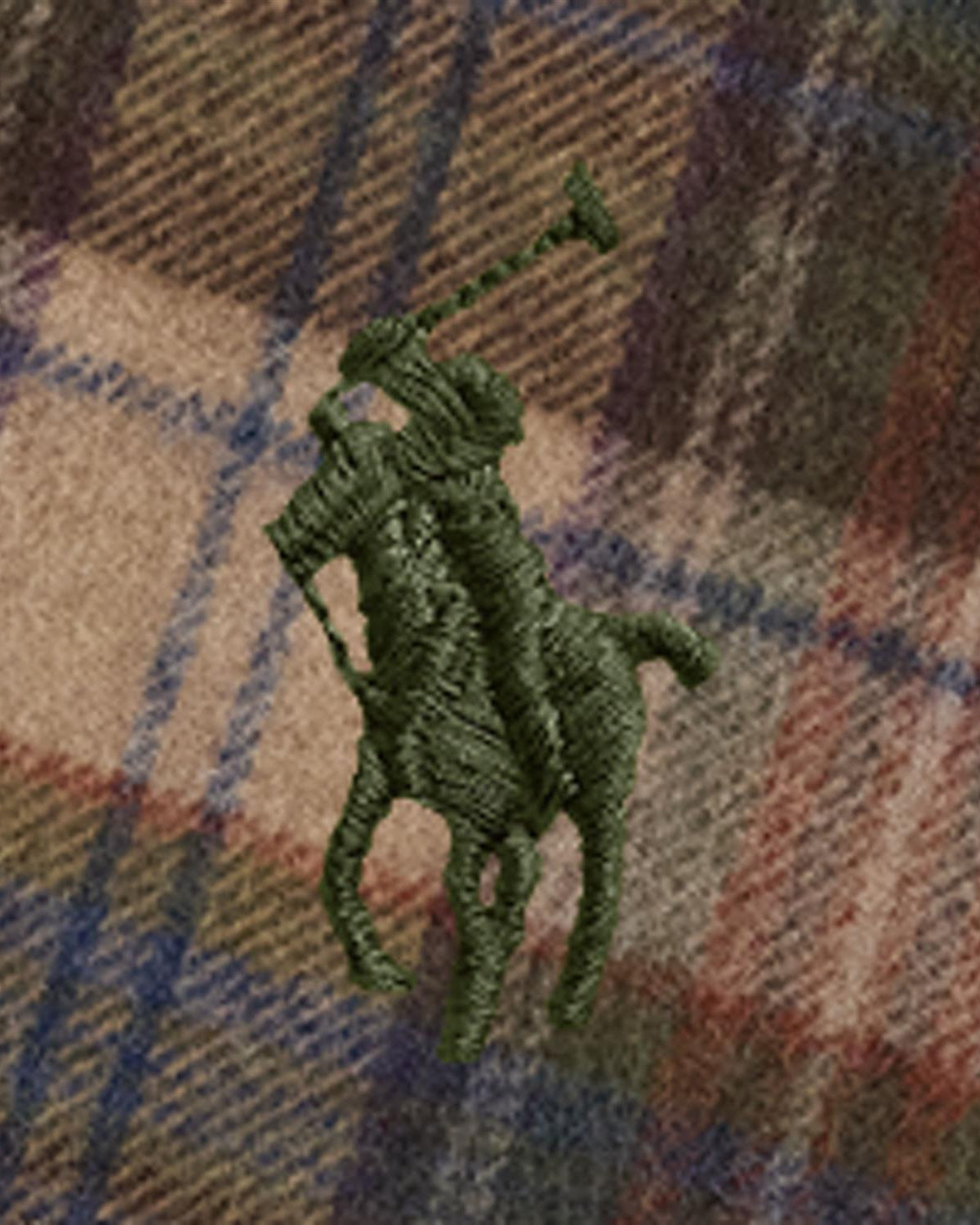 Rutet Kashmir Skjerf - Beige