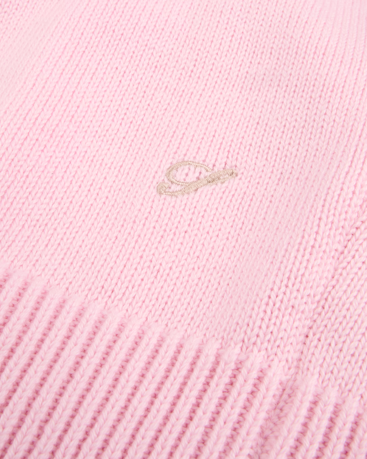 Rundhals Genser Bomull - Rosa