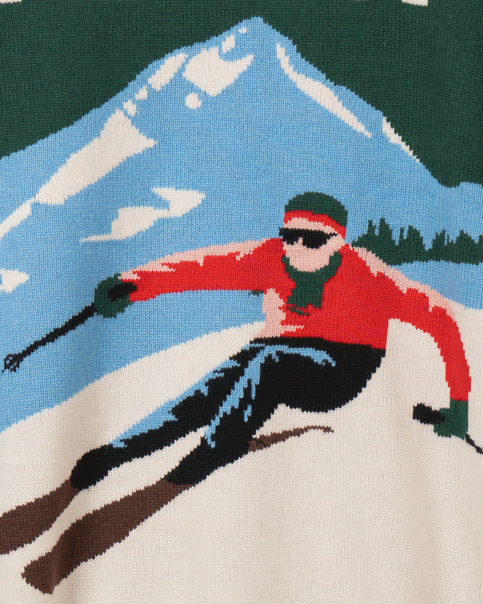 Ski Genser "Aspen" - Grønn