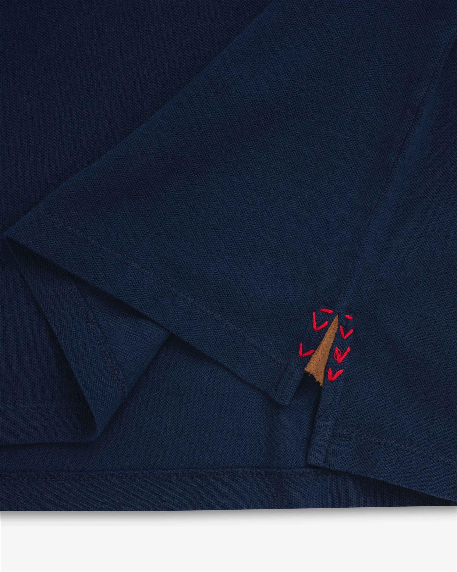 Prepster Polo Pearls - Navy