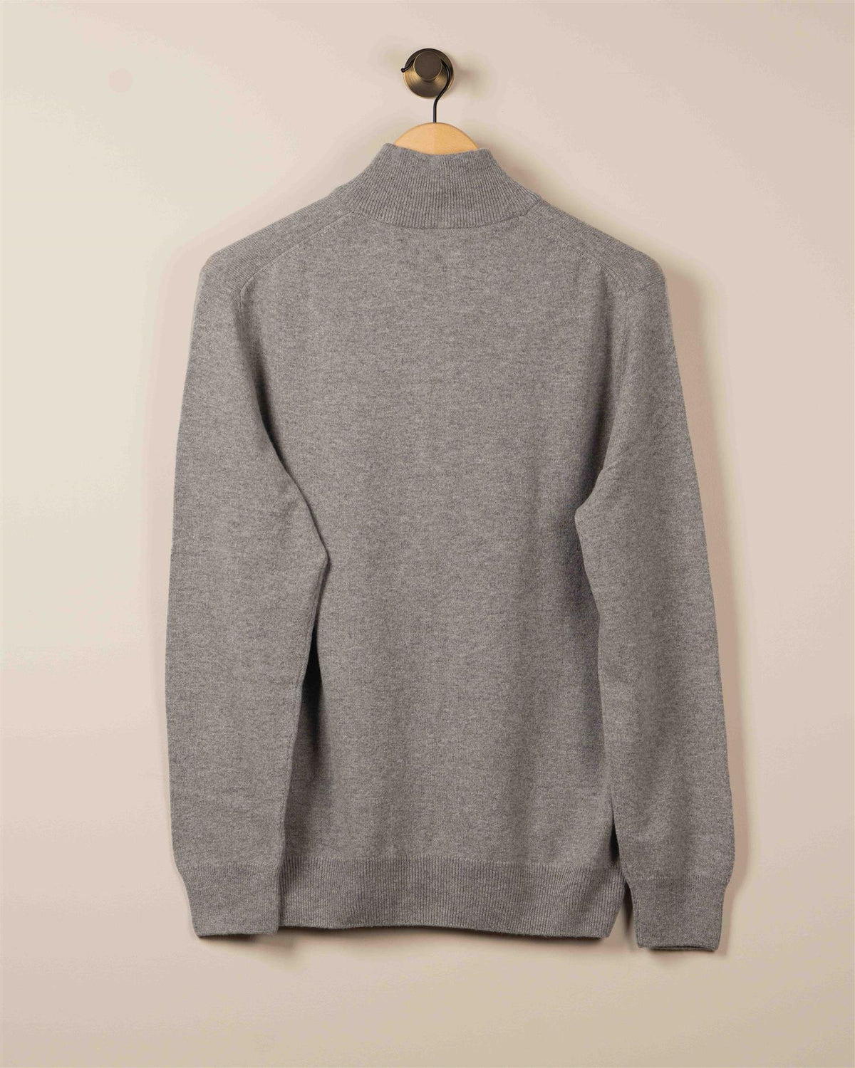 Merino Half Zip - Grå
