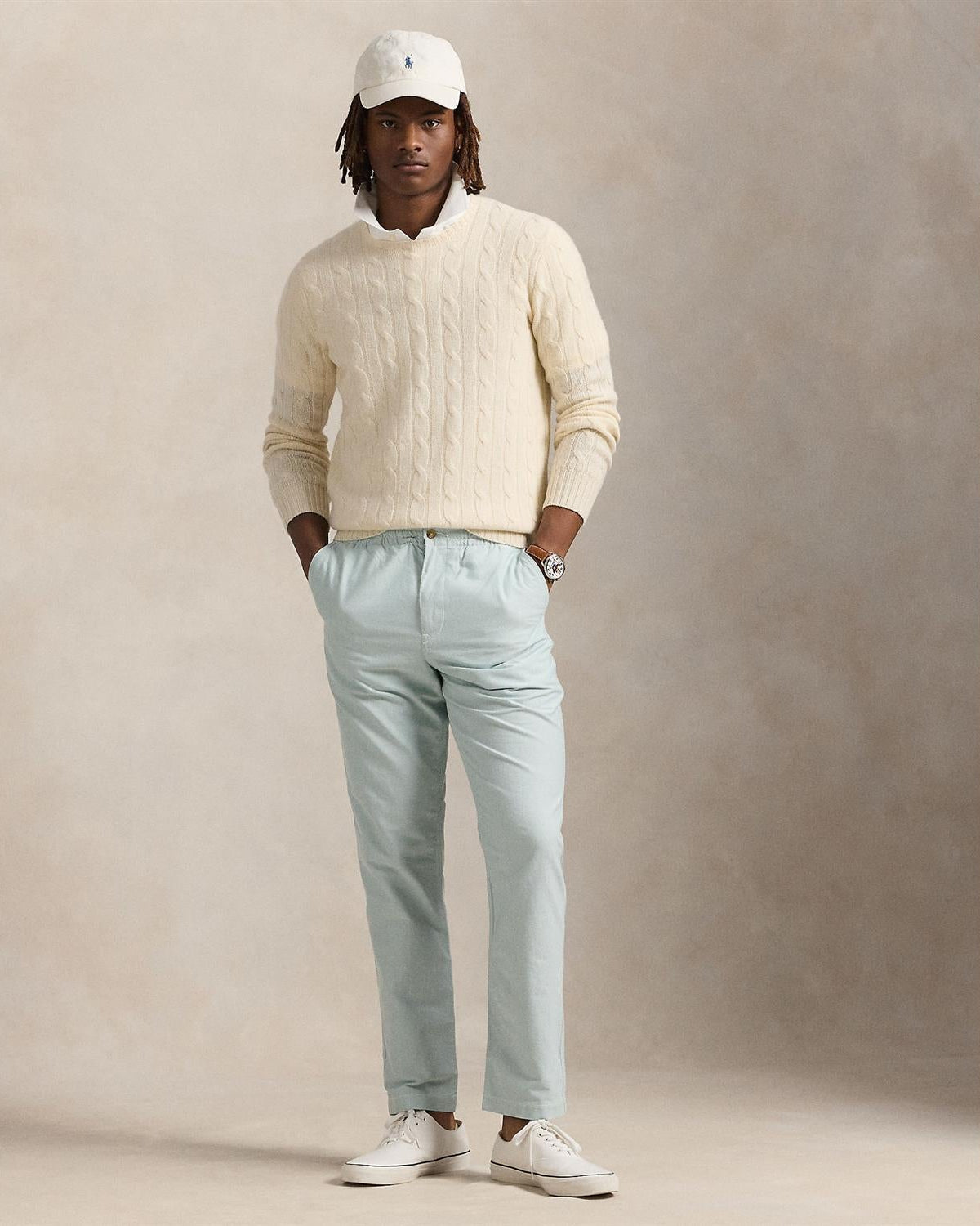 Oxford Prepster Flat Front - Grønn