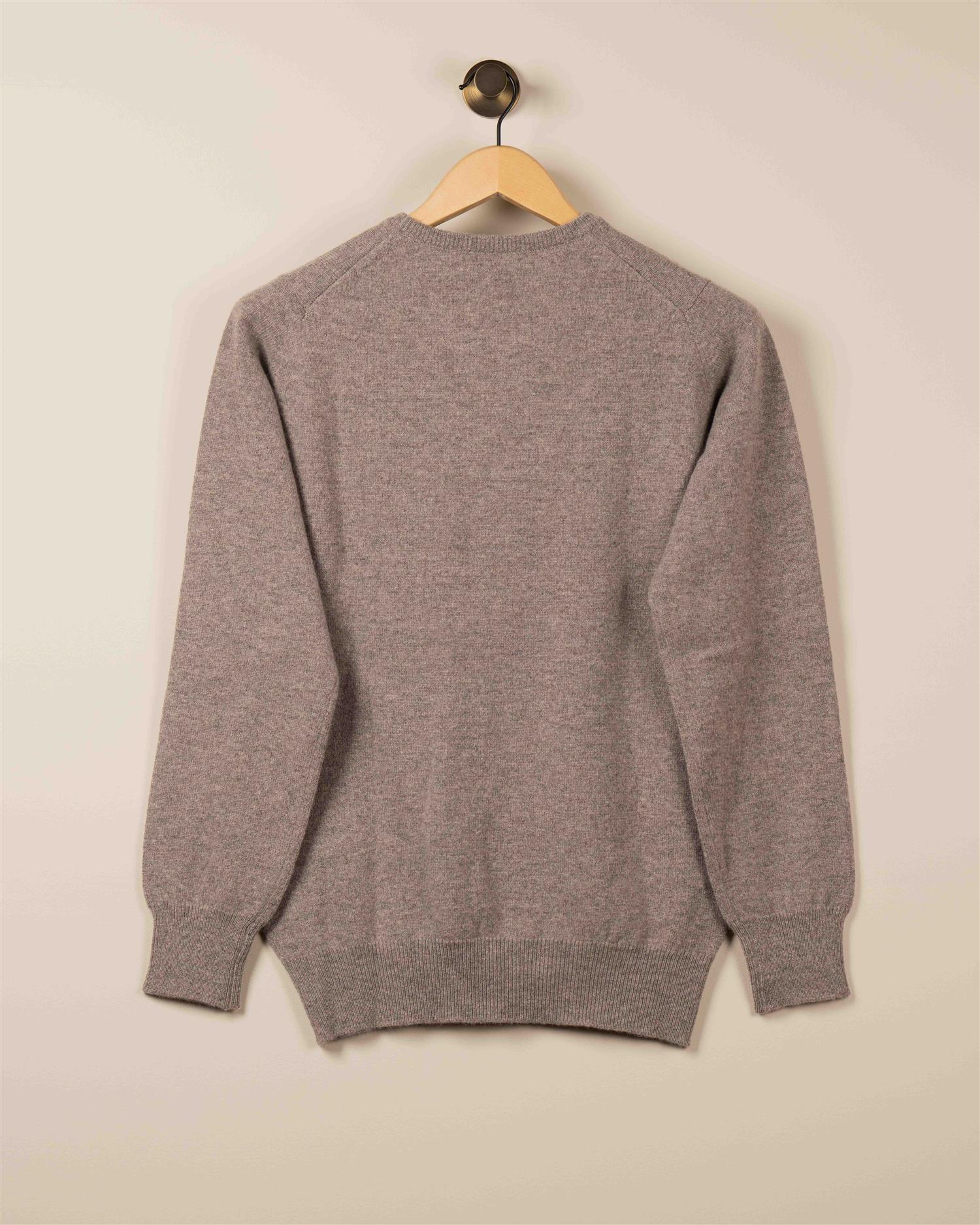 Rundhals Genser - Beige