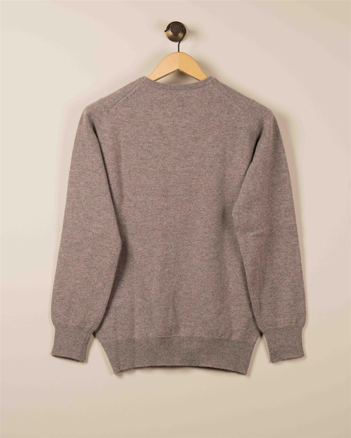 Rundhals Genser - Beige