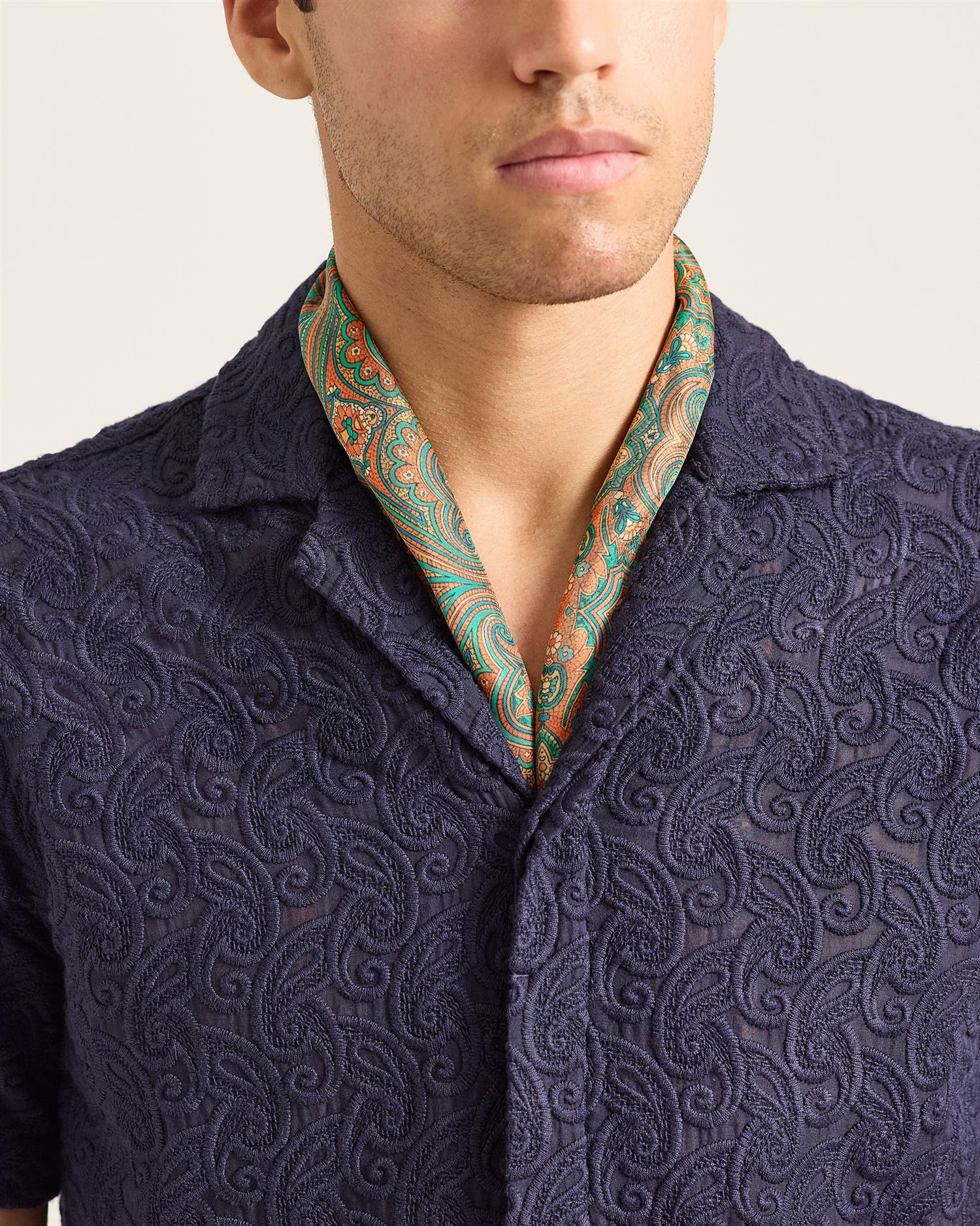 Maitan Broderie - Navy