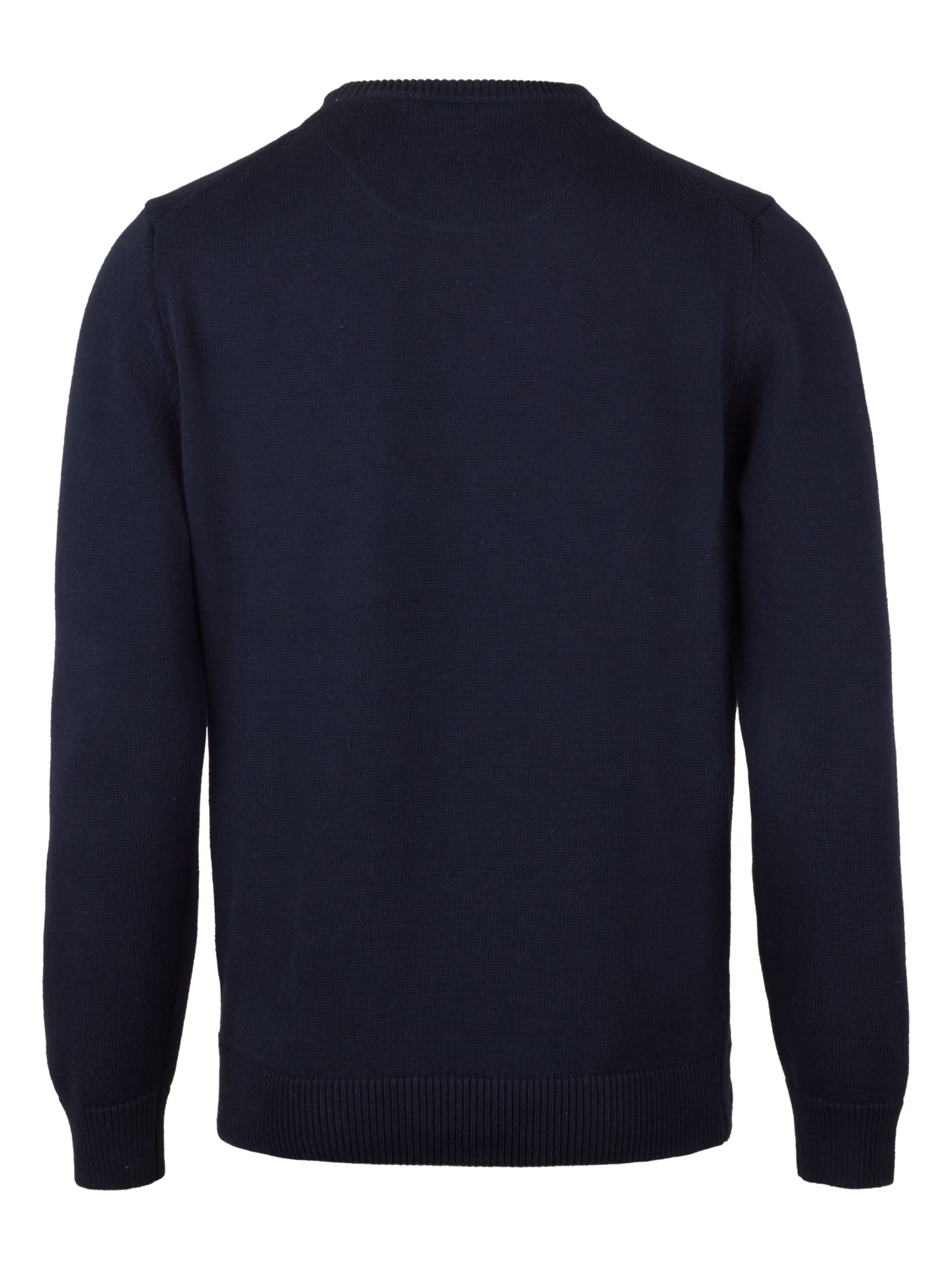Rundhals Genser Bomull - Navy