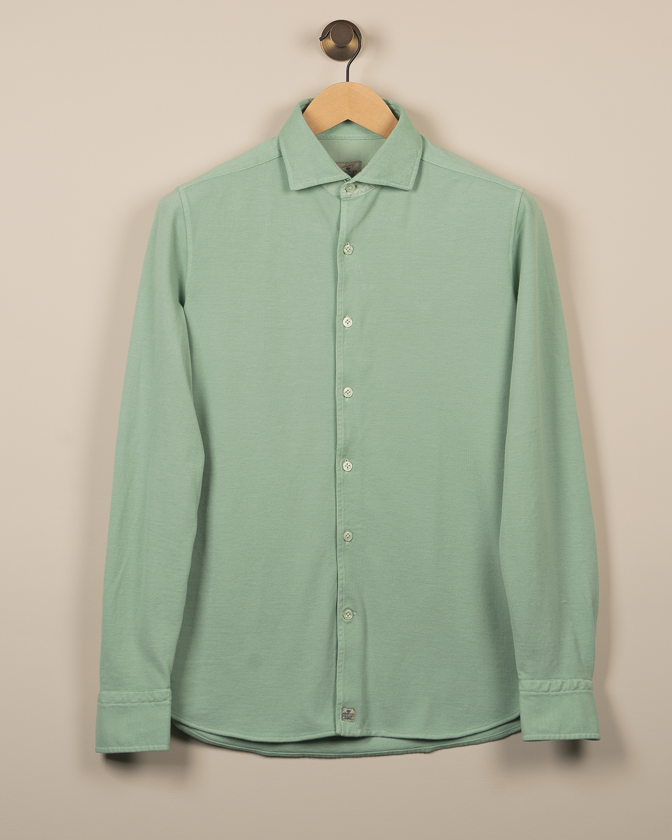 Pique Skjorte - Grønn