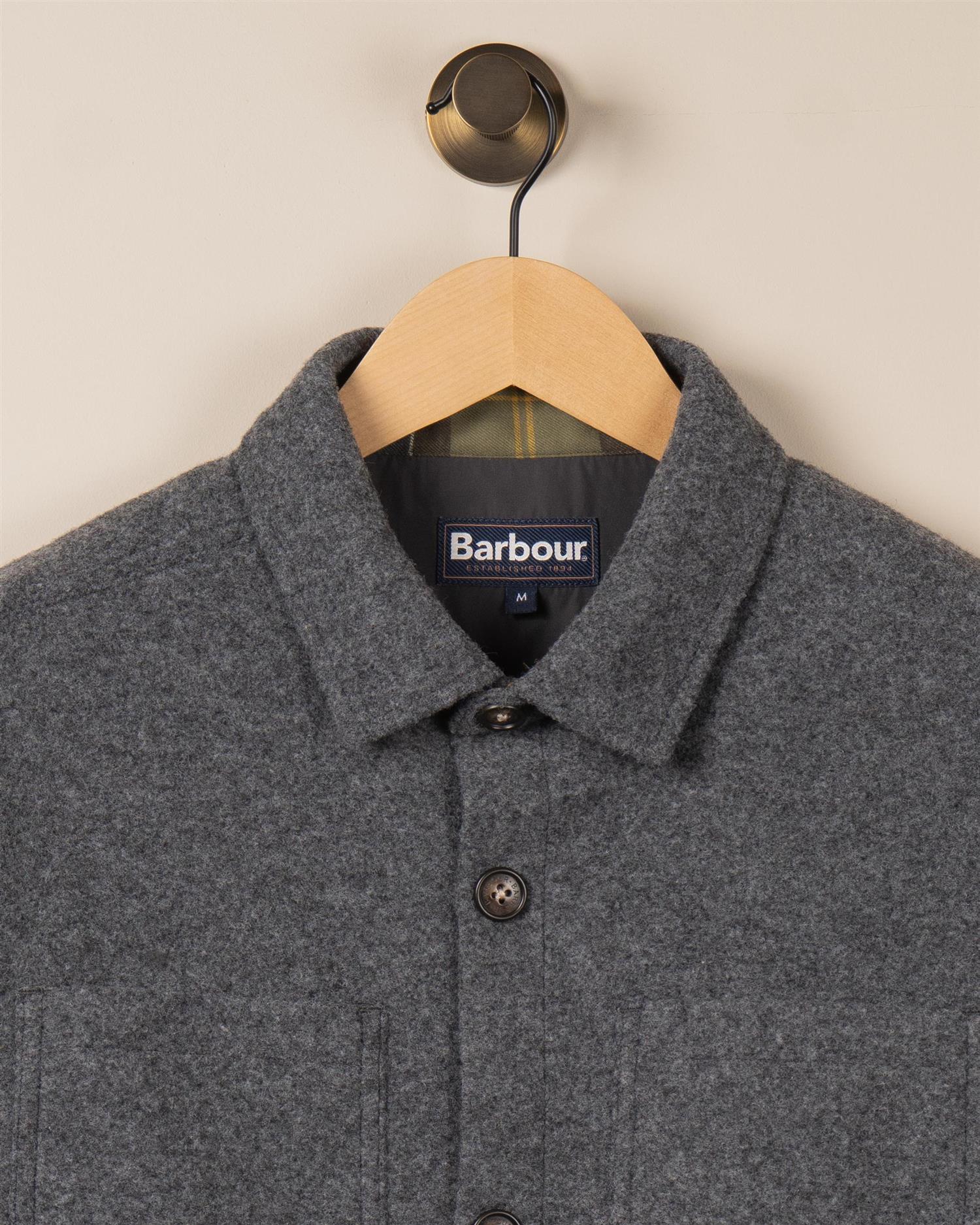 Chapter Check Overshirt - Grå