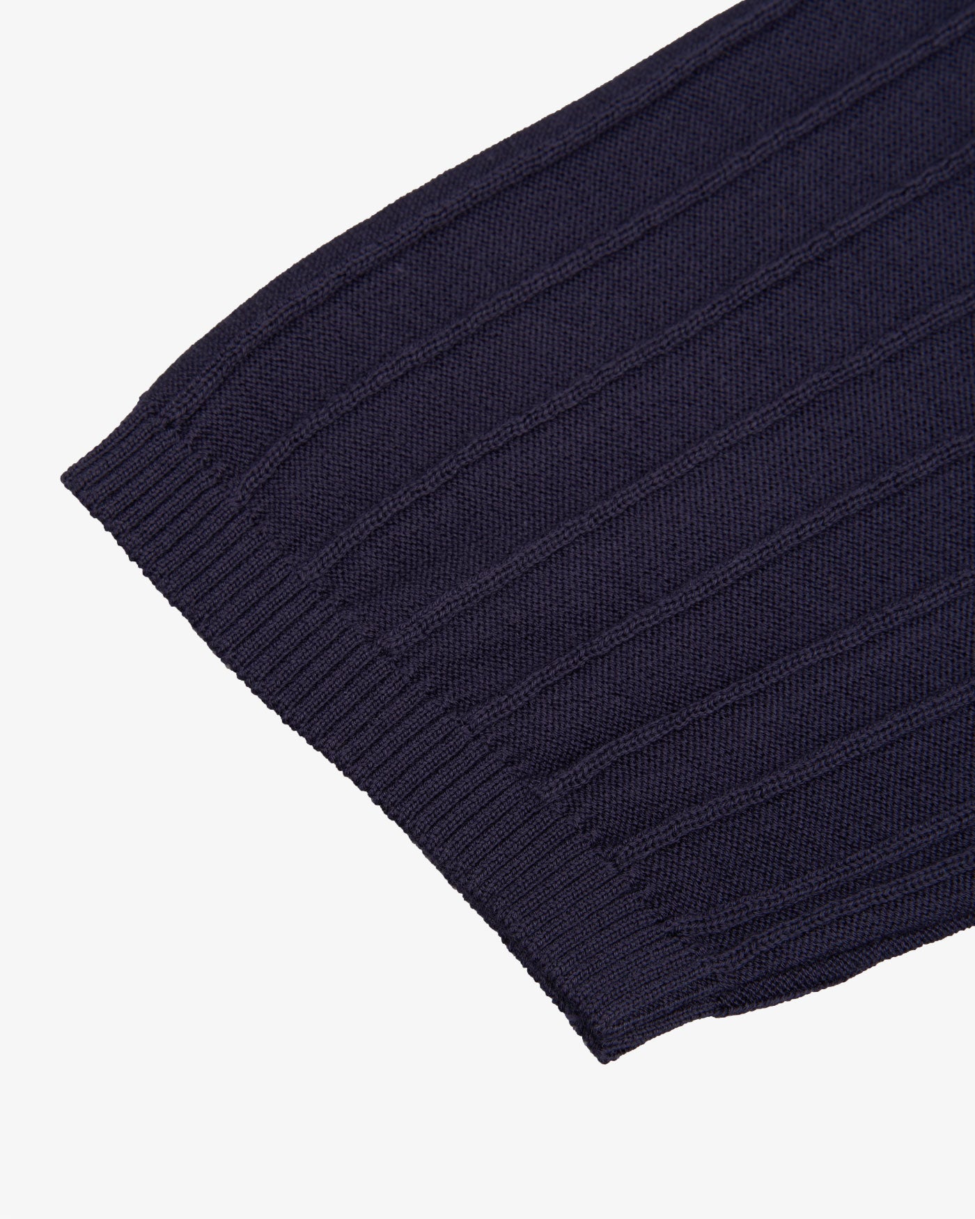 T-Shirt Med Krave - Navy