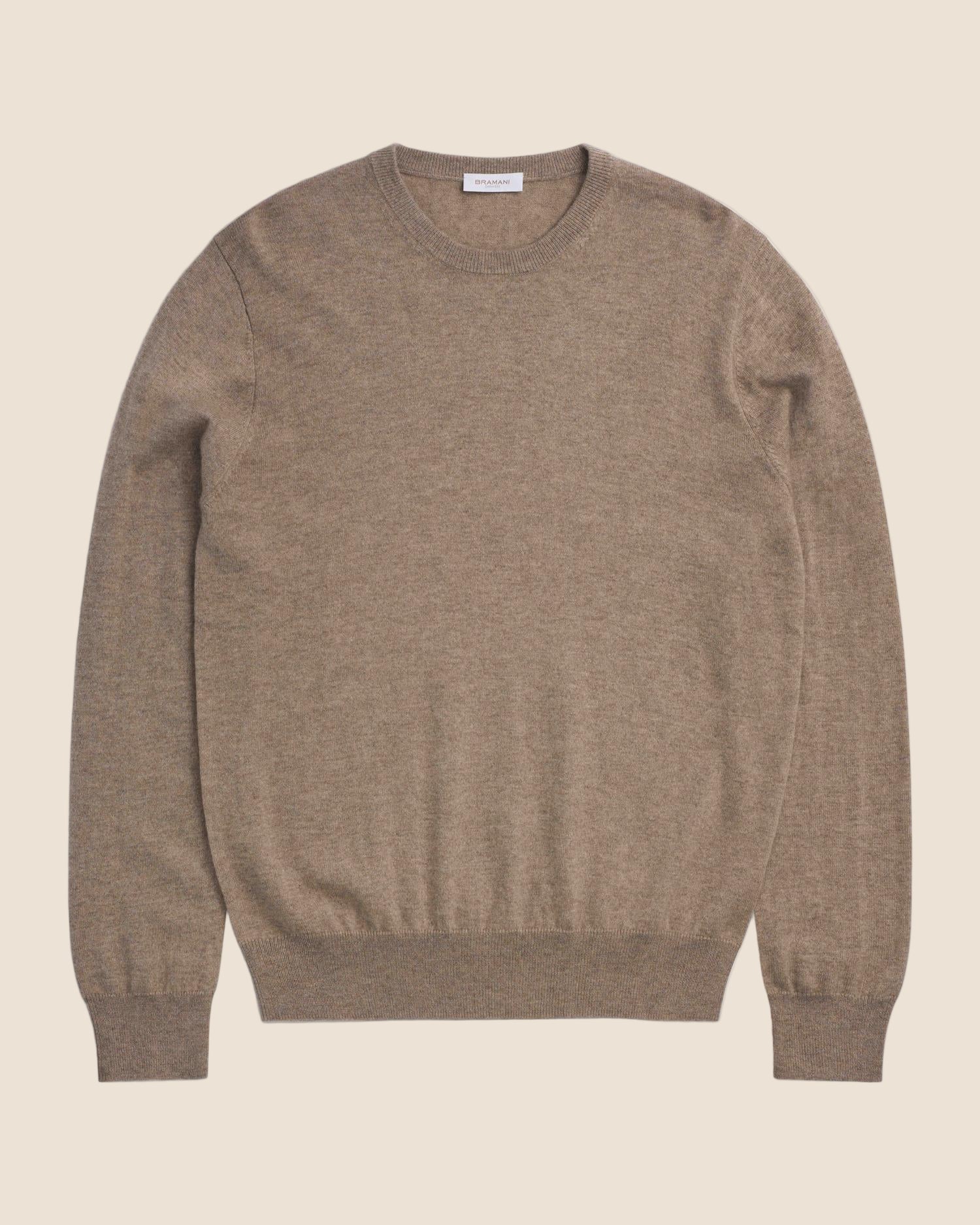 Rundhals Genser - Beige