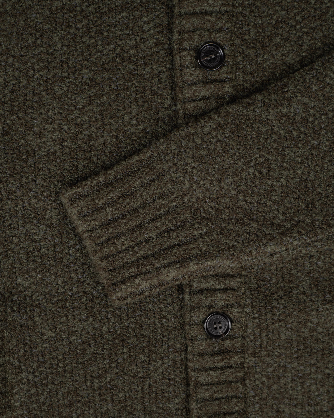 Blouson Wool Blend Cardigan - Grønn