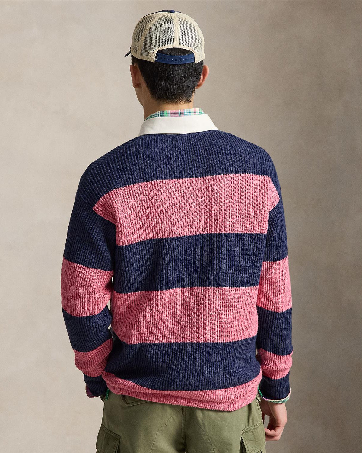 Polo Genser - Rosa/Navy