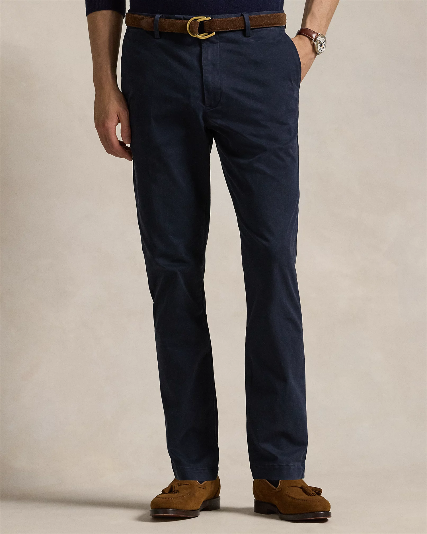 Bomullsbukse - Navy-Polo Ralph Lauren-www.gunnaroye.no