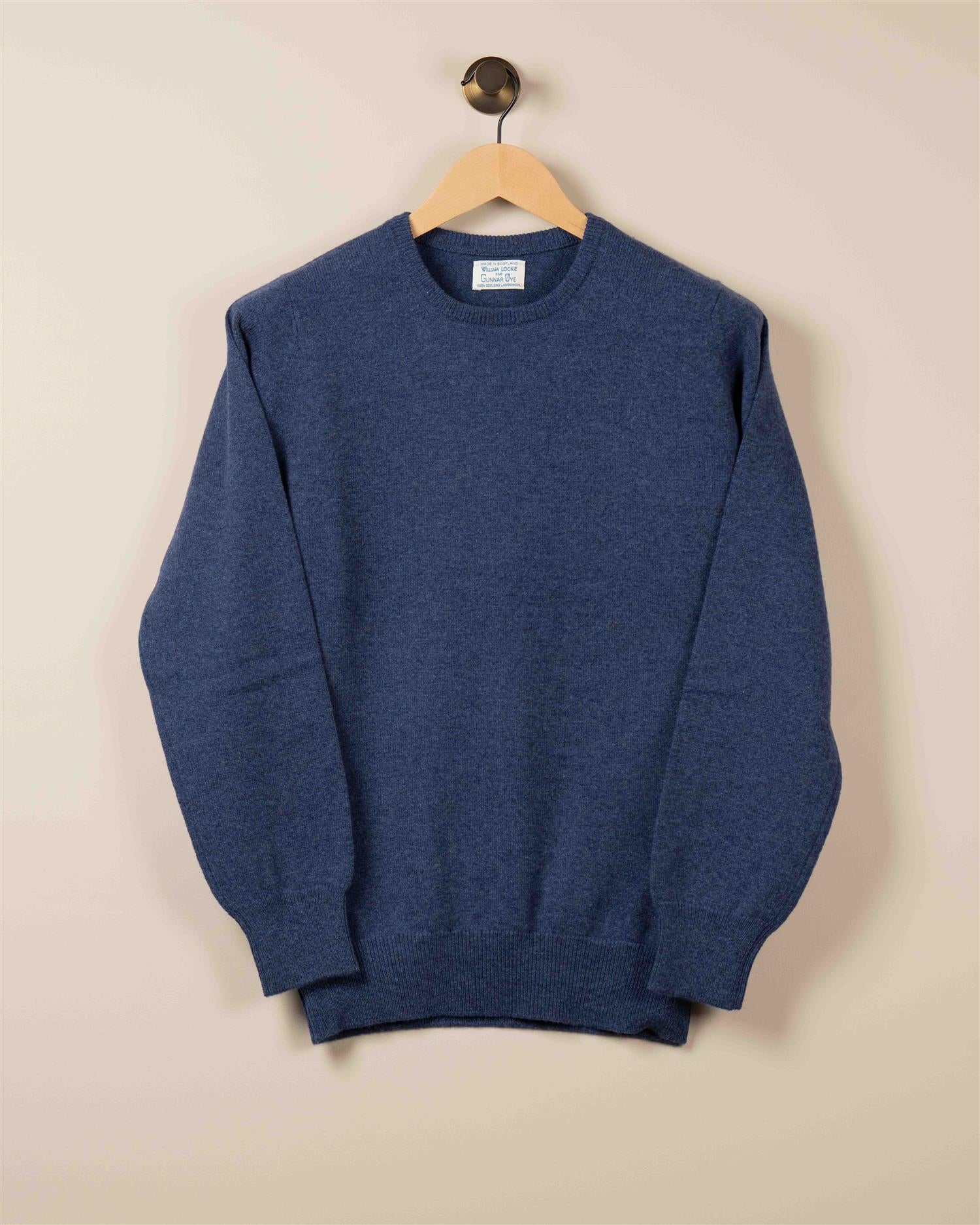 Rundhals Genser - Blå