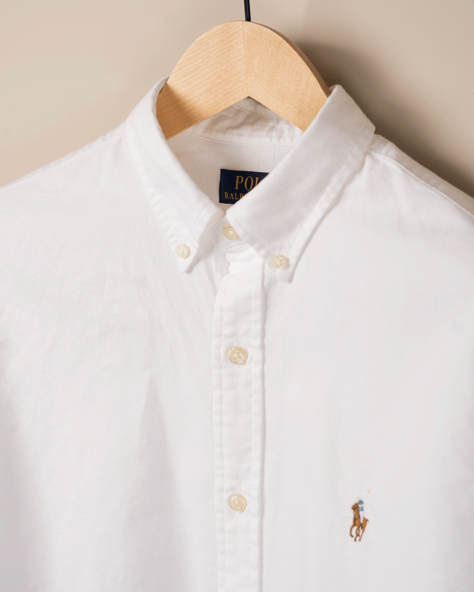 Custom Fit Oxford Skjorte - Hvit