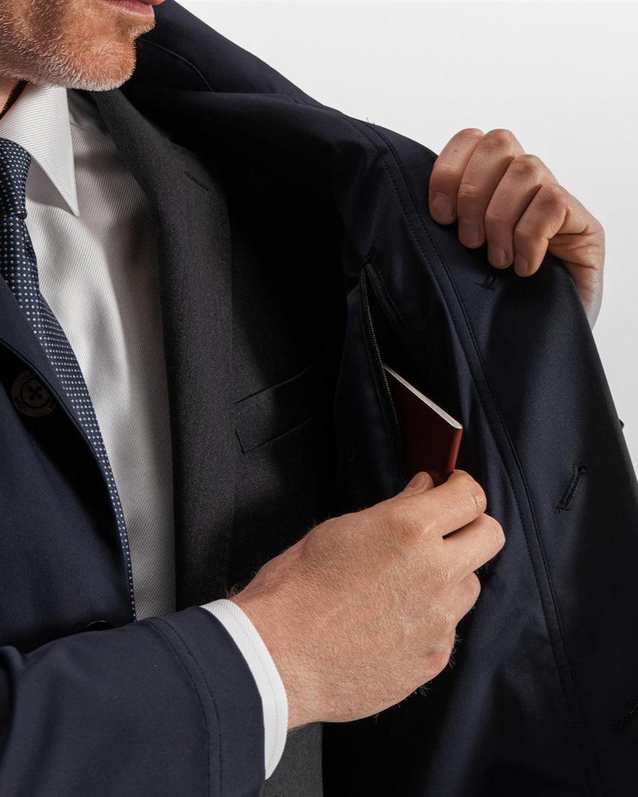 Maestro Coat - Navy