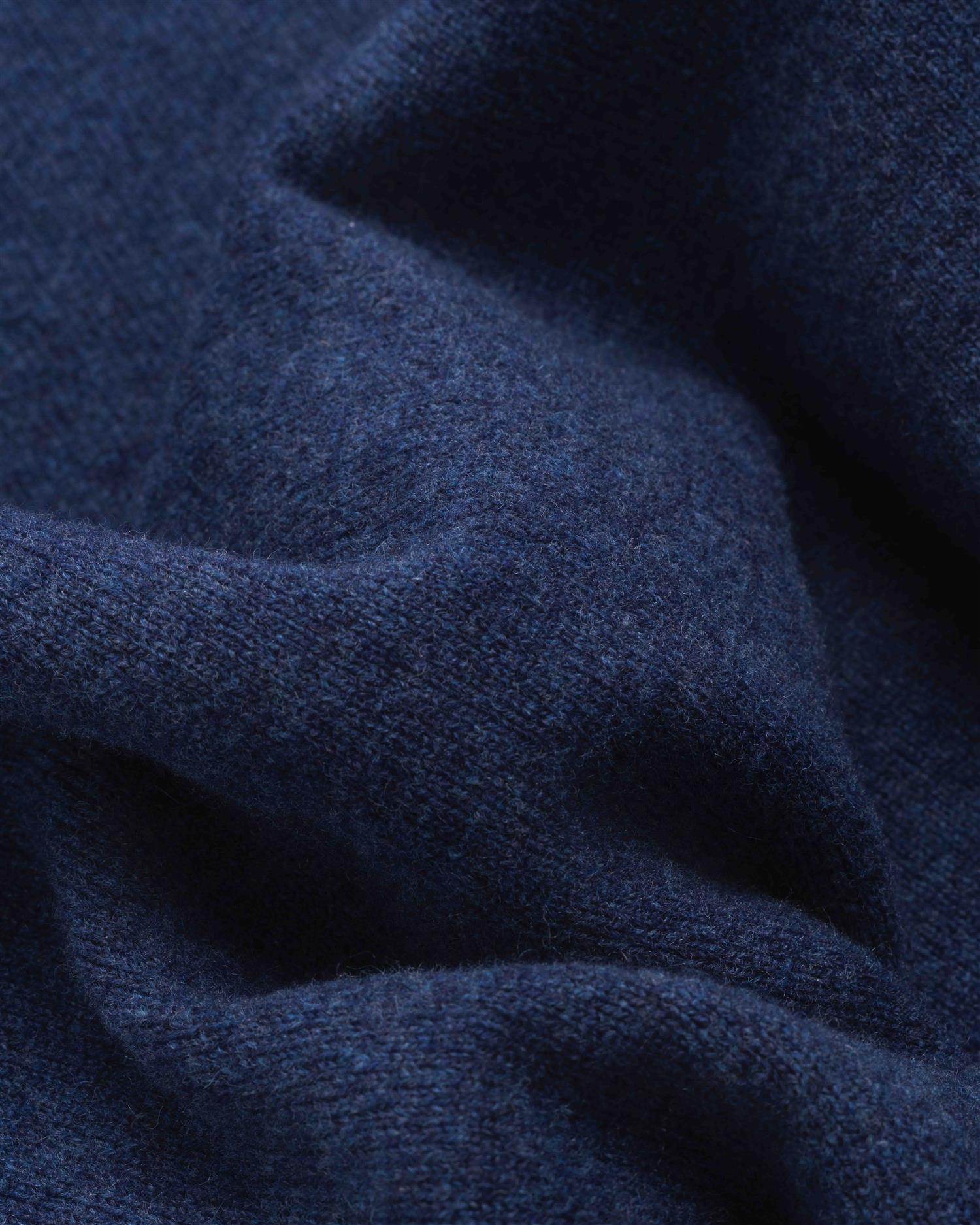 Rundhals Genser - Blå