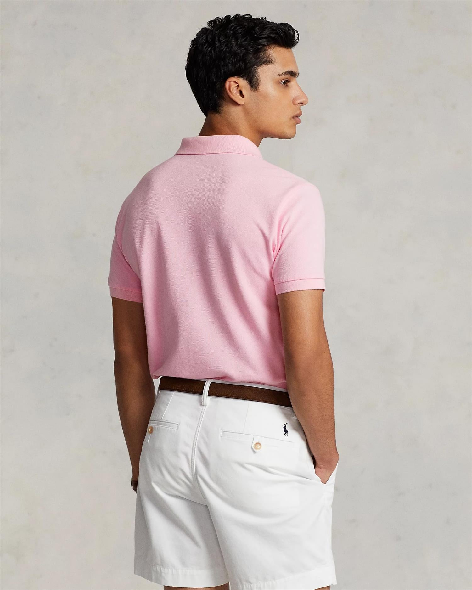 Custom Slim Fit Polo Lys rosa