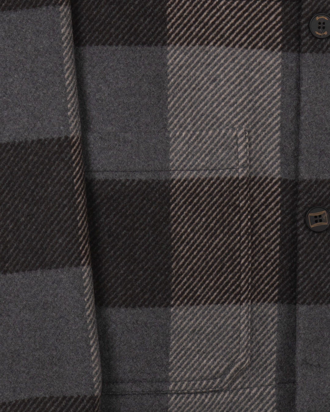 Checked Working Jacket - Brun/grå