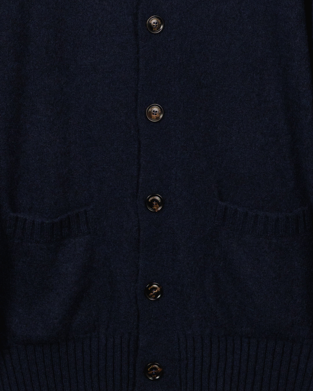 Cashmere & Silk Cardigan - Navy