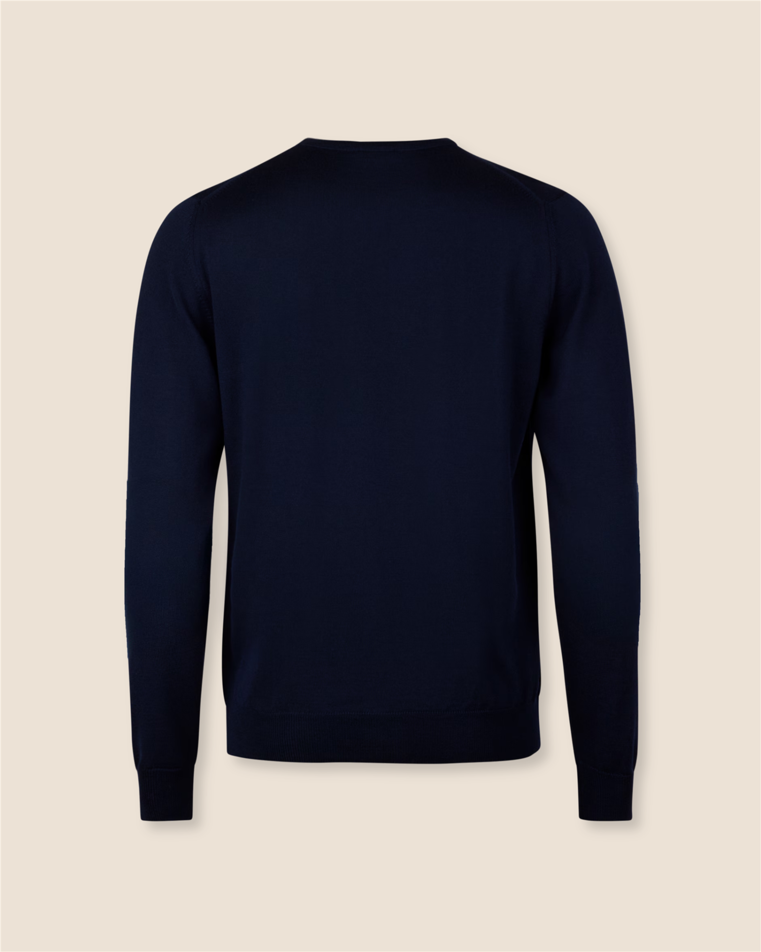 Rundhals Merino - Navy