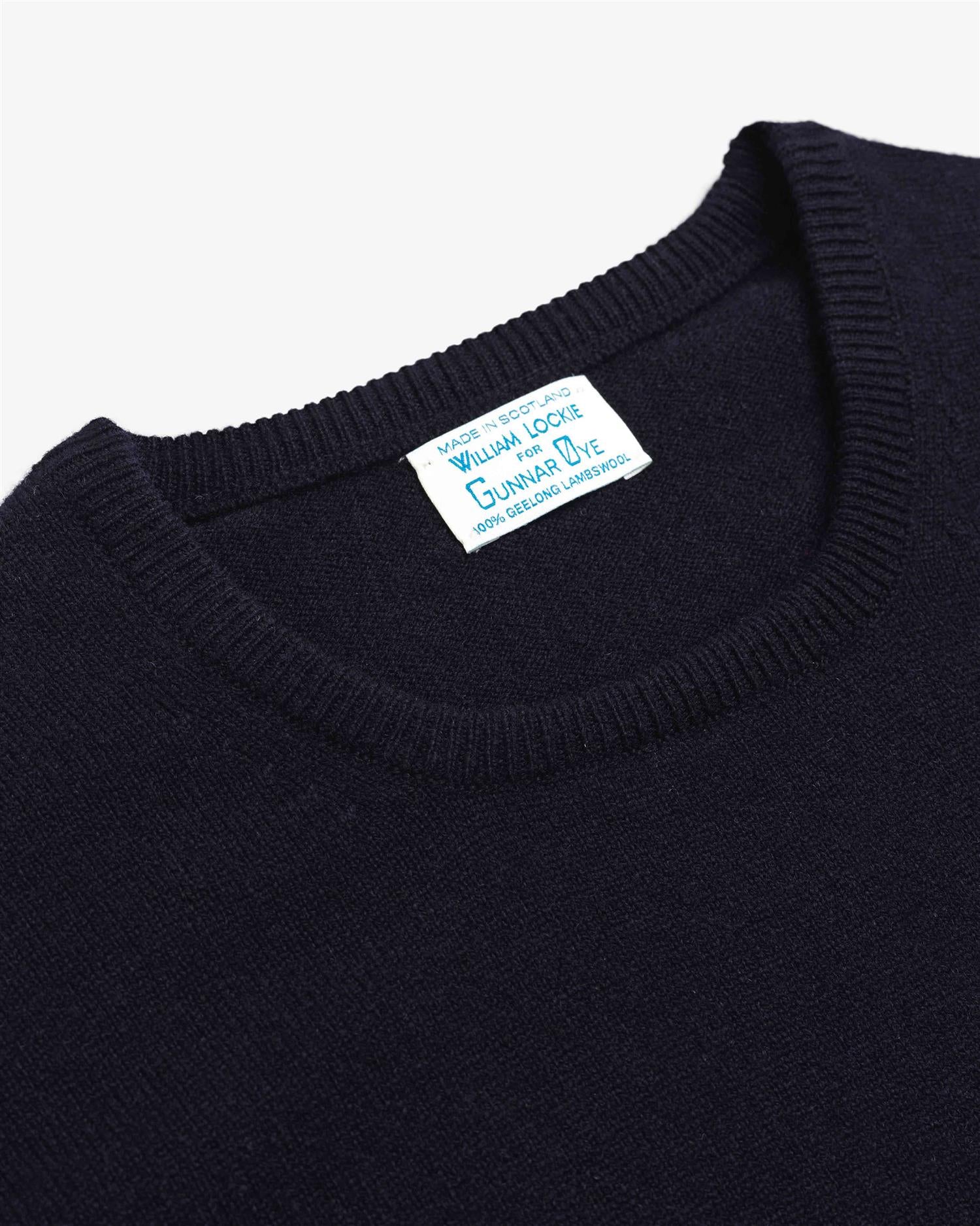 Rundhals Genser - Navy