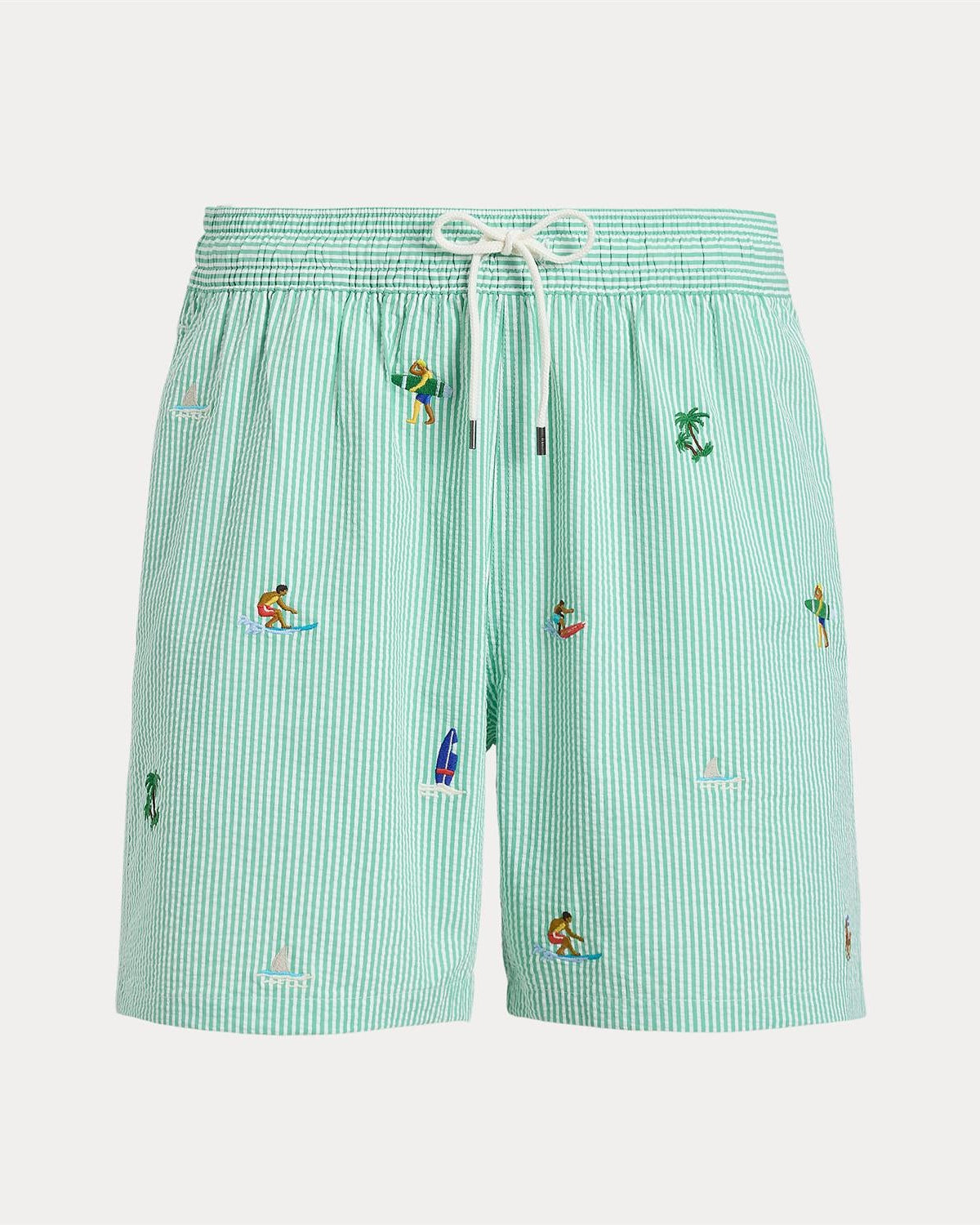 Seersucker Shorts - Grønn