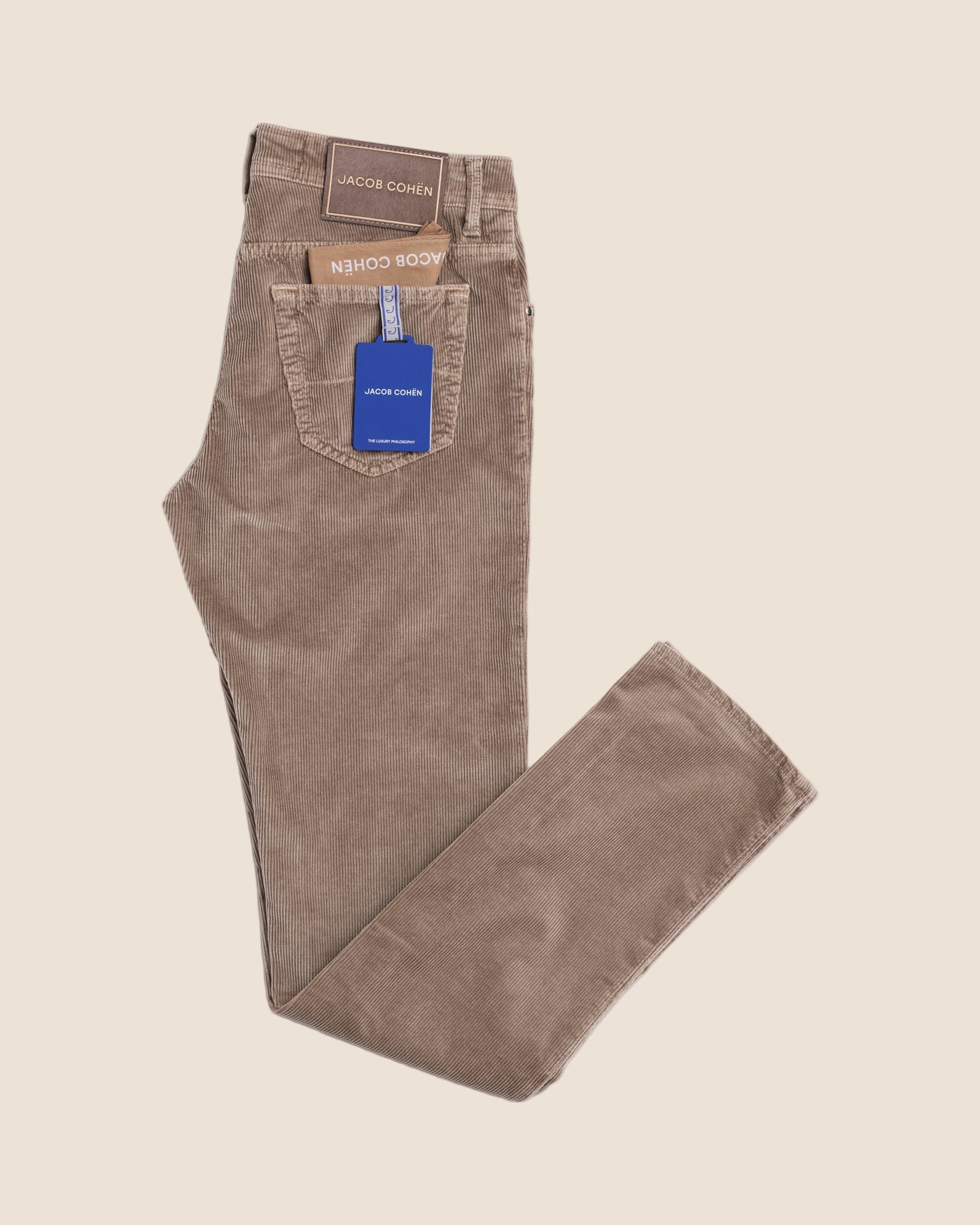 Beige Cord-JACOB COHËN-www.gunnaroye.no