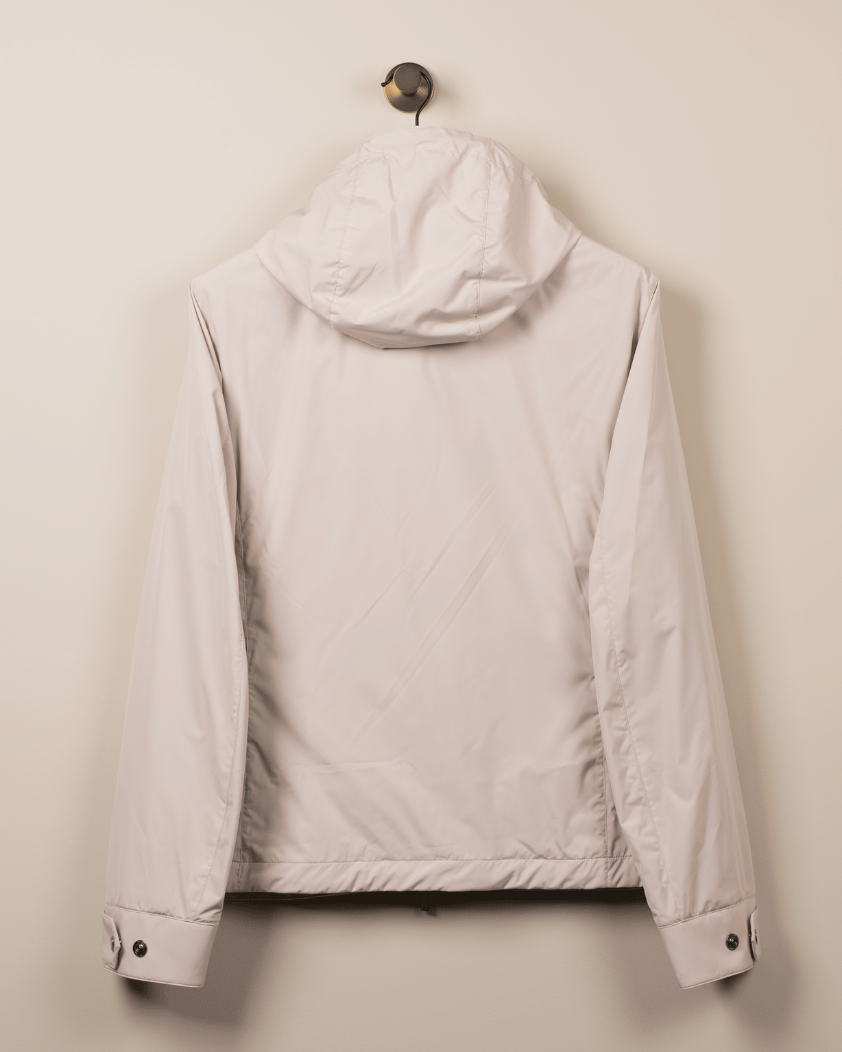 Kort Ytterjakke m/Hette - Beige