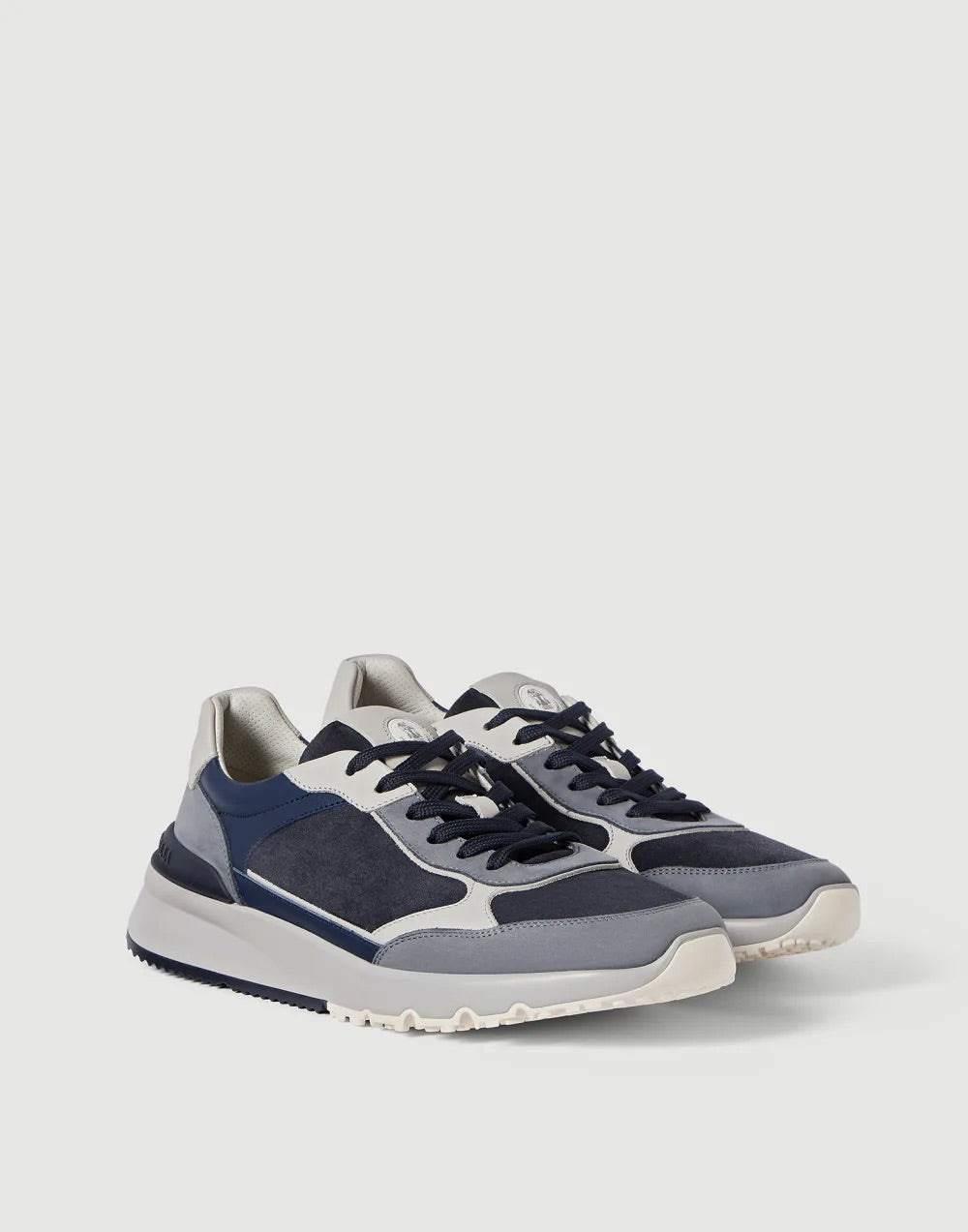 Nubuck and suede runners - Blå