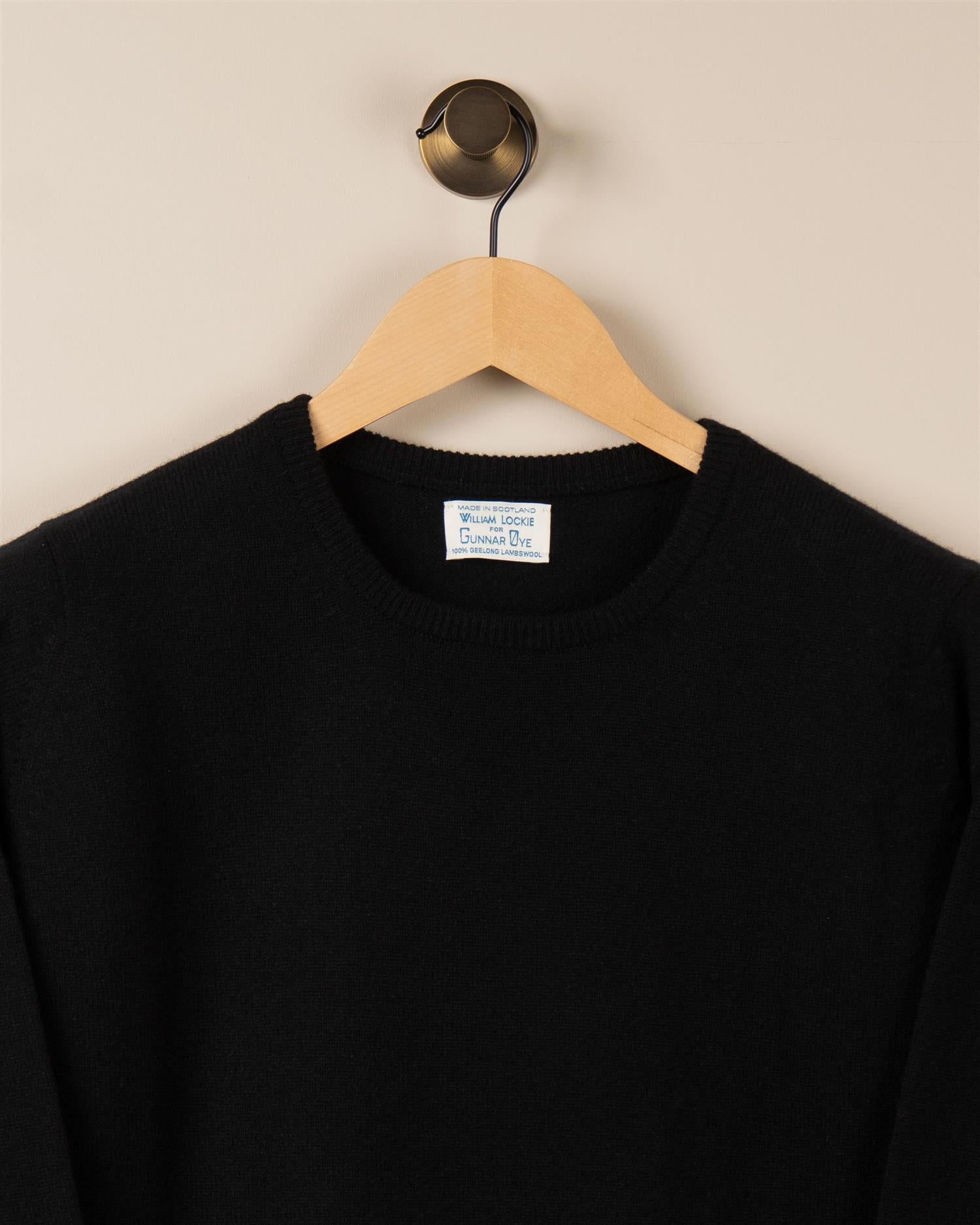 Rundhals Genser - Sort