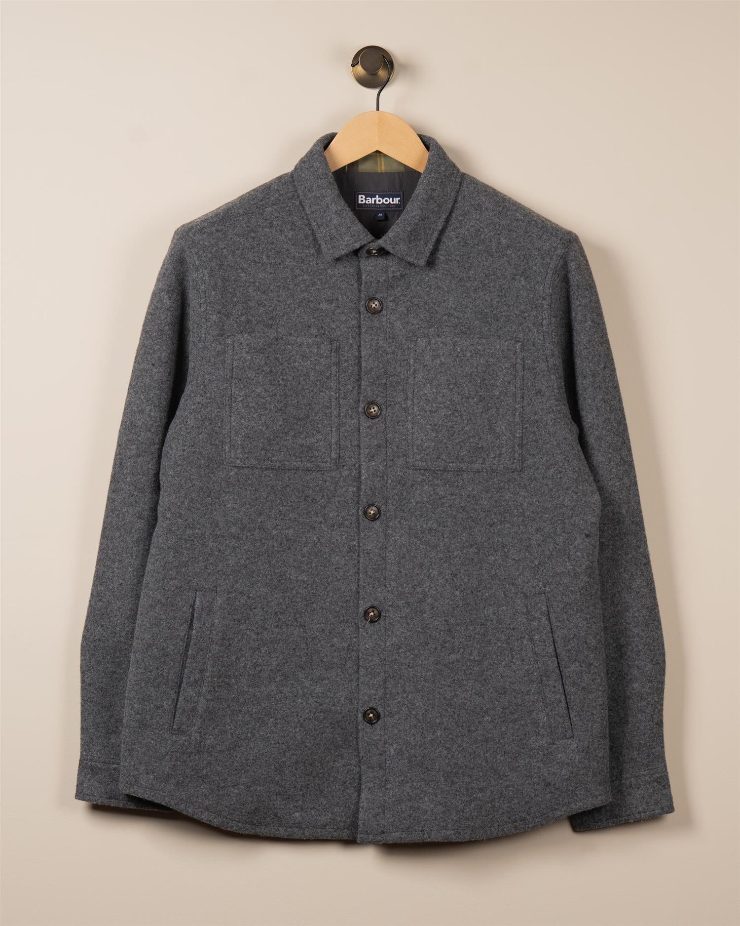 Chapter Check Overshirt - Grå