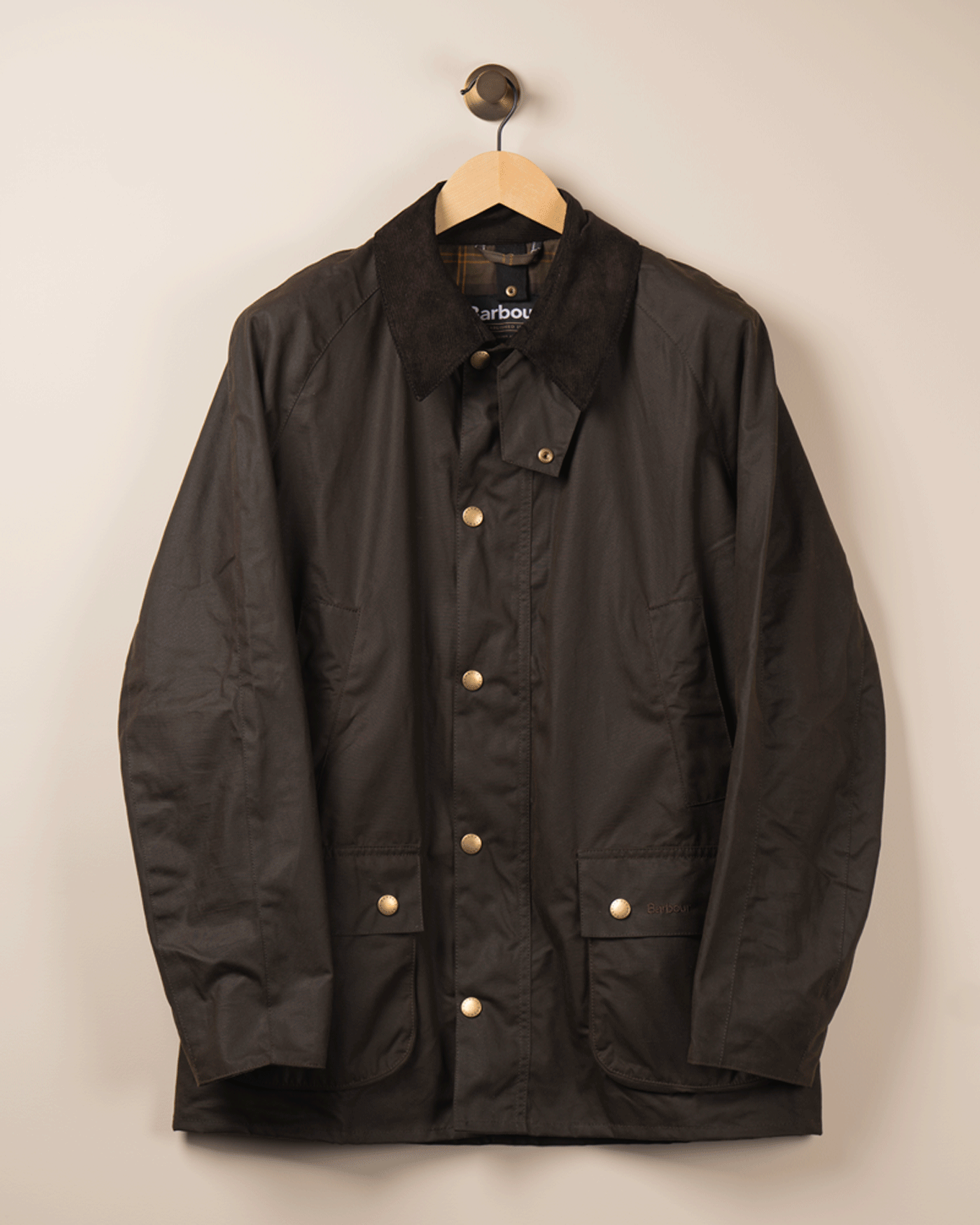 Ashby Waxed Jacket - Oliven