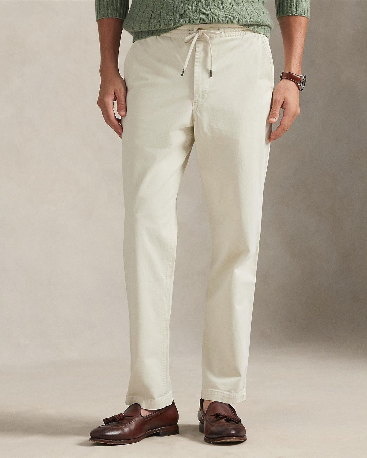 Prepster Flat front Bukse - Beige