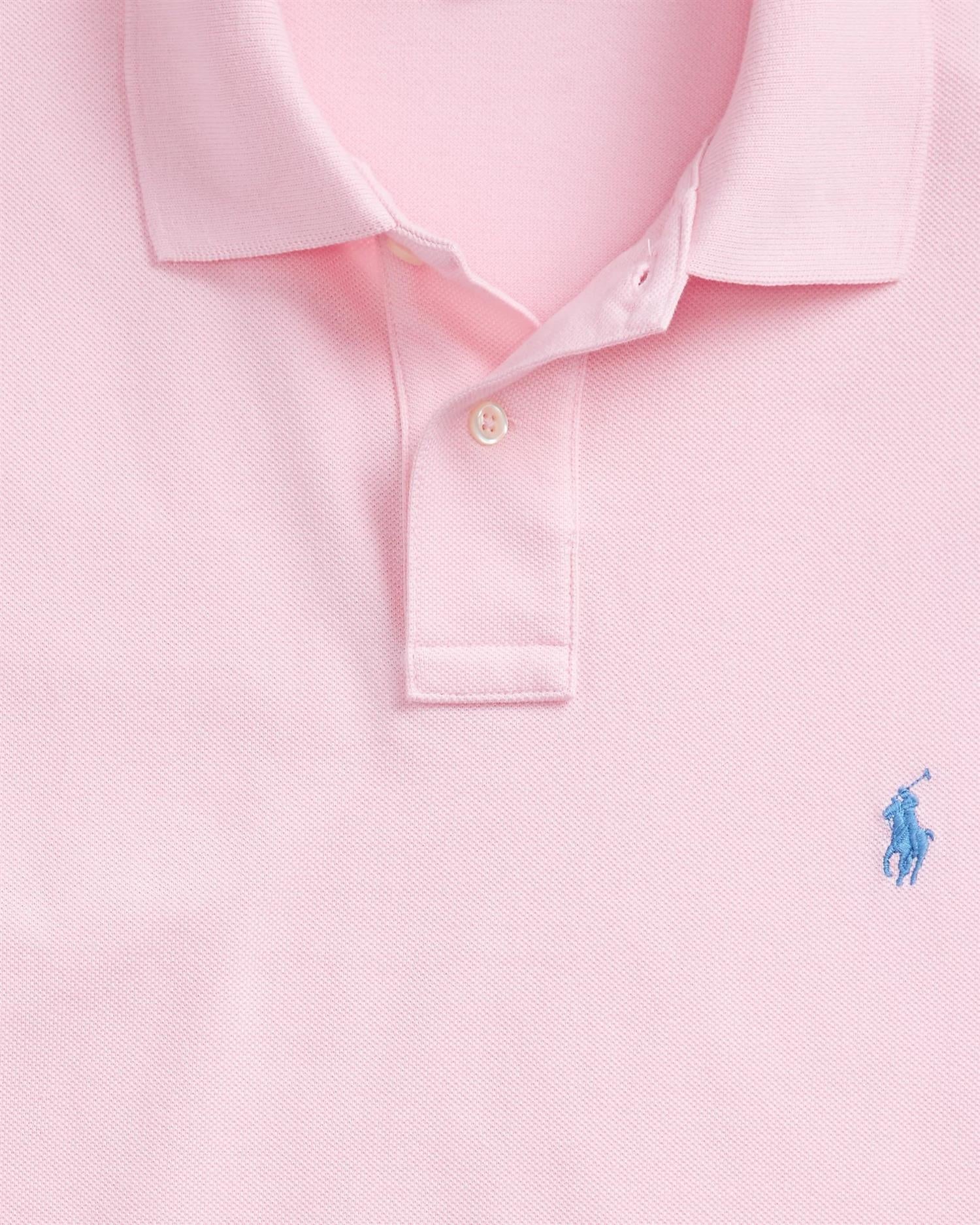 Custom Slim Fit Polo Lys rosa