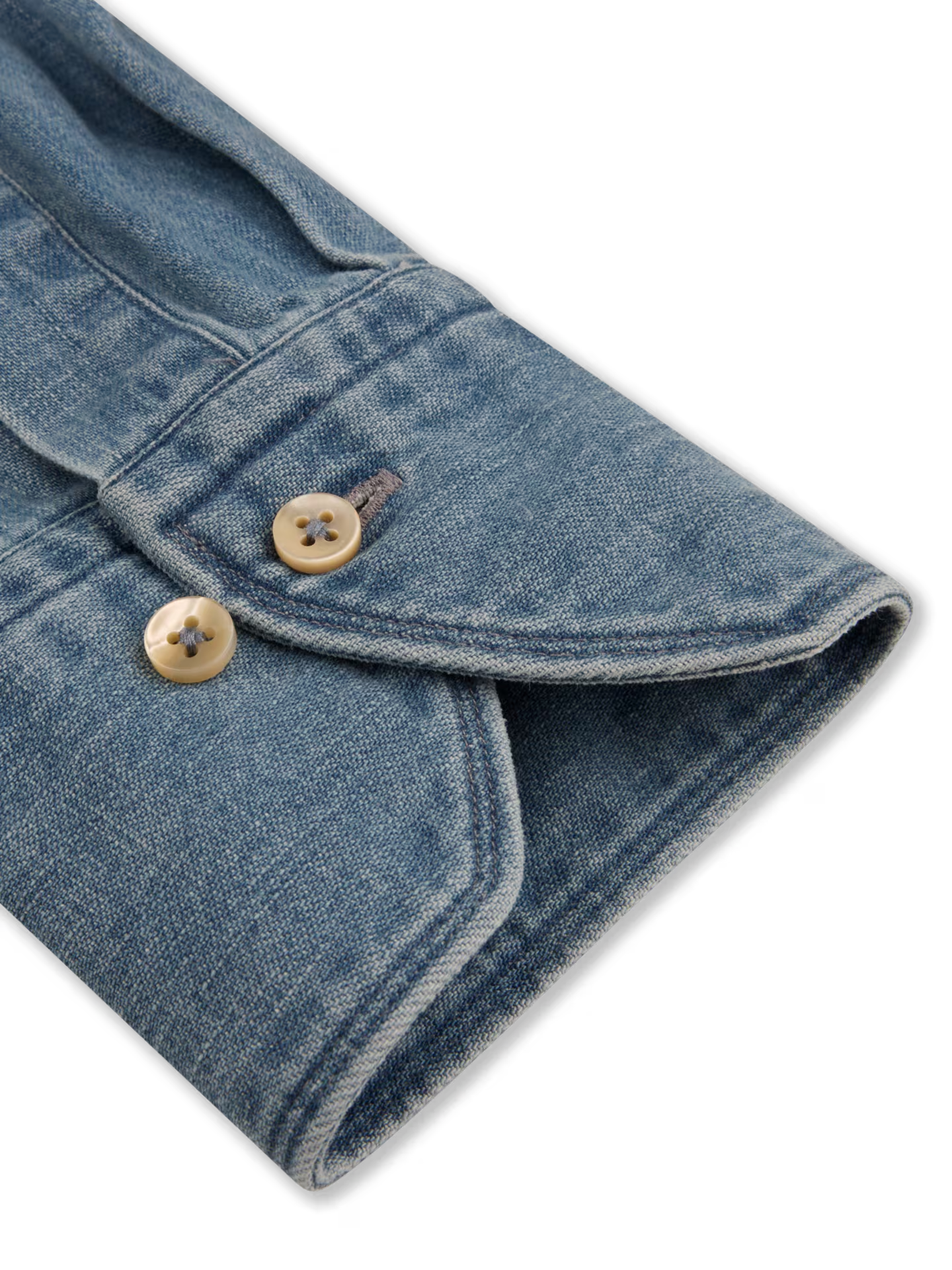 Regular Denim Pocket Overshirt - Blå