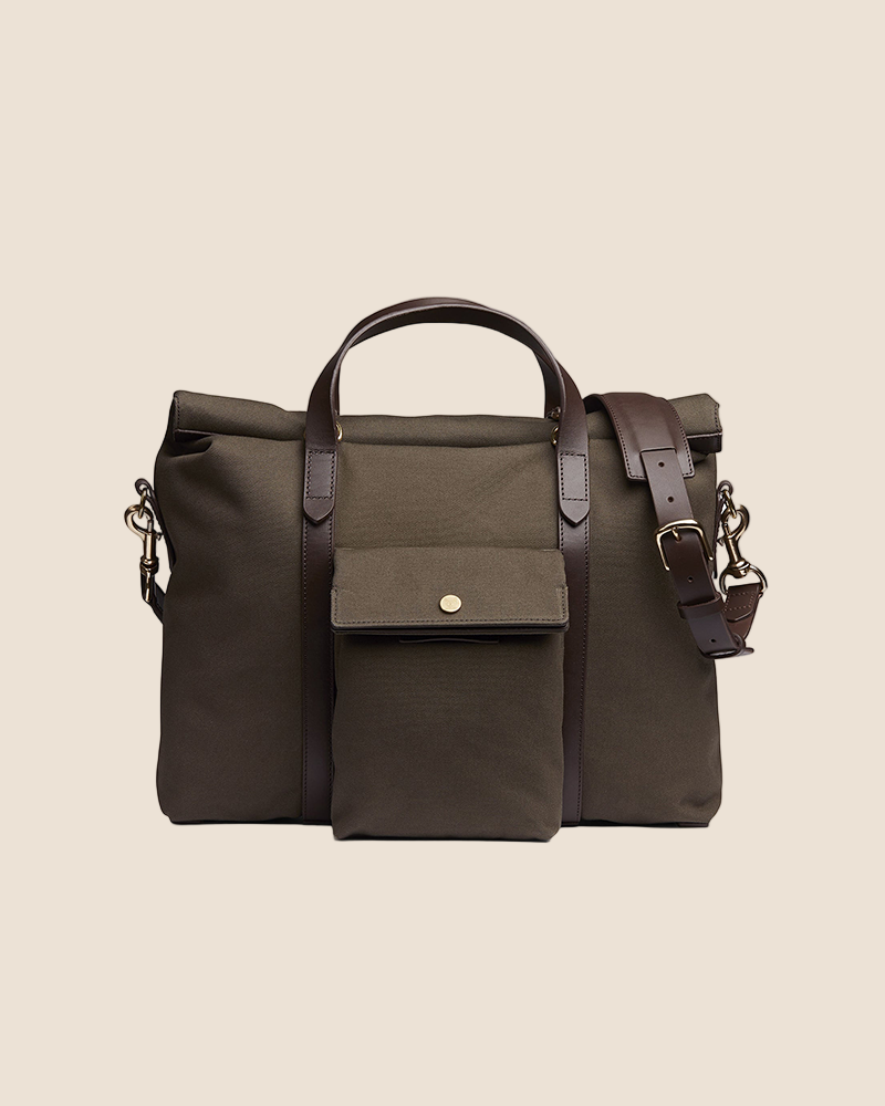M/S Soft Work - Army/Dark Brown
