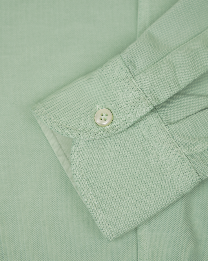 Pique Skjorte - Lys grønn