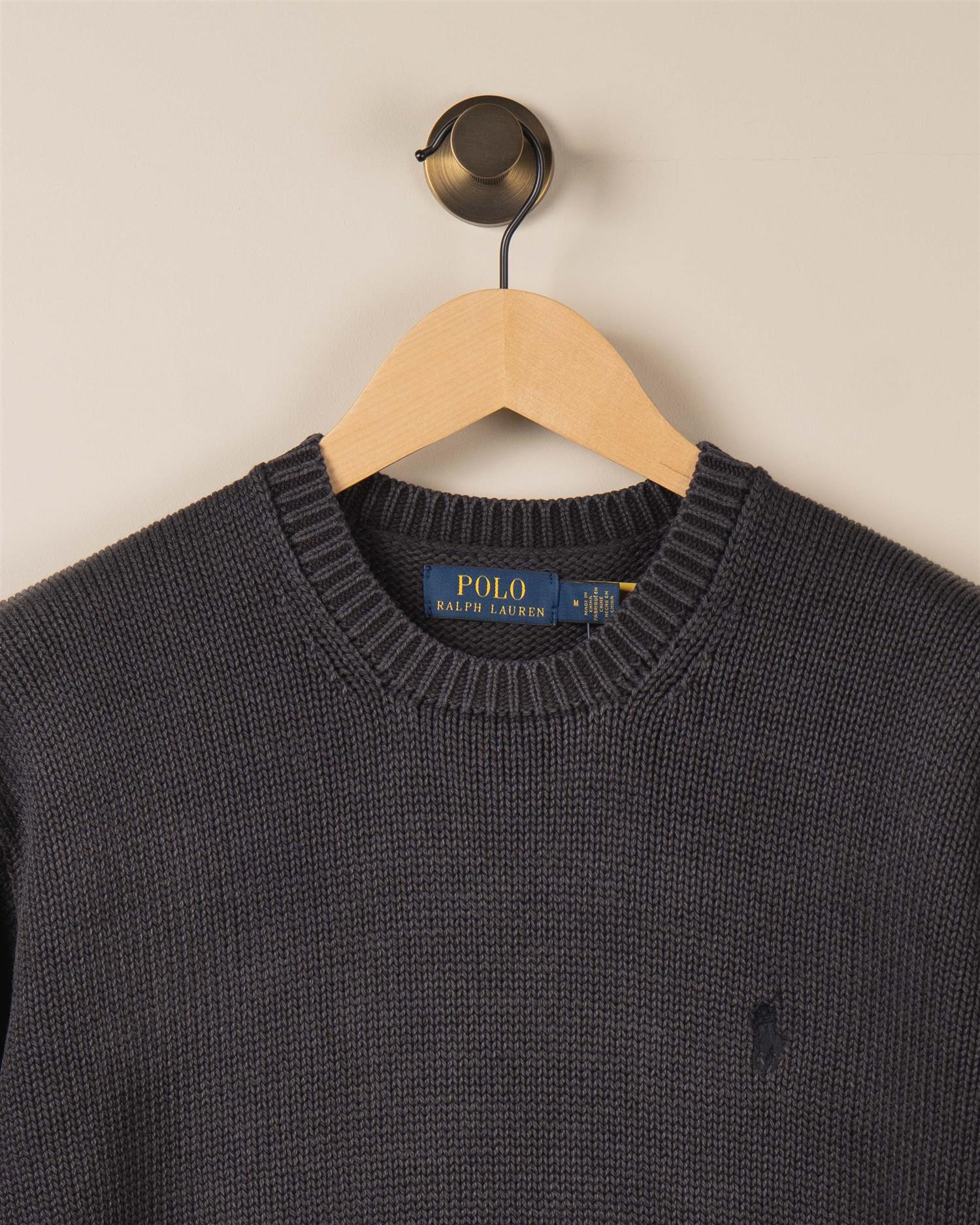 Bomull Rundhals - Sort