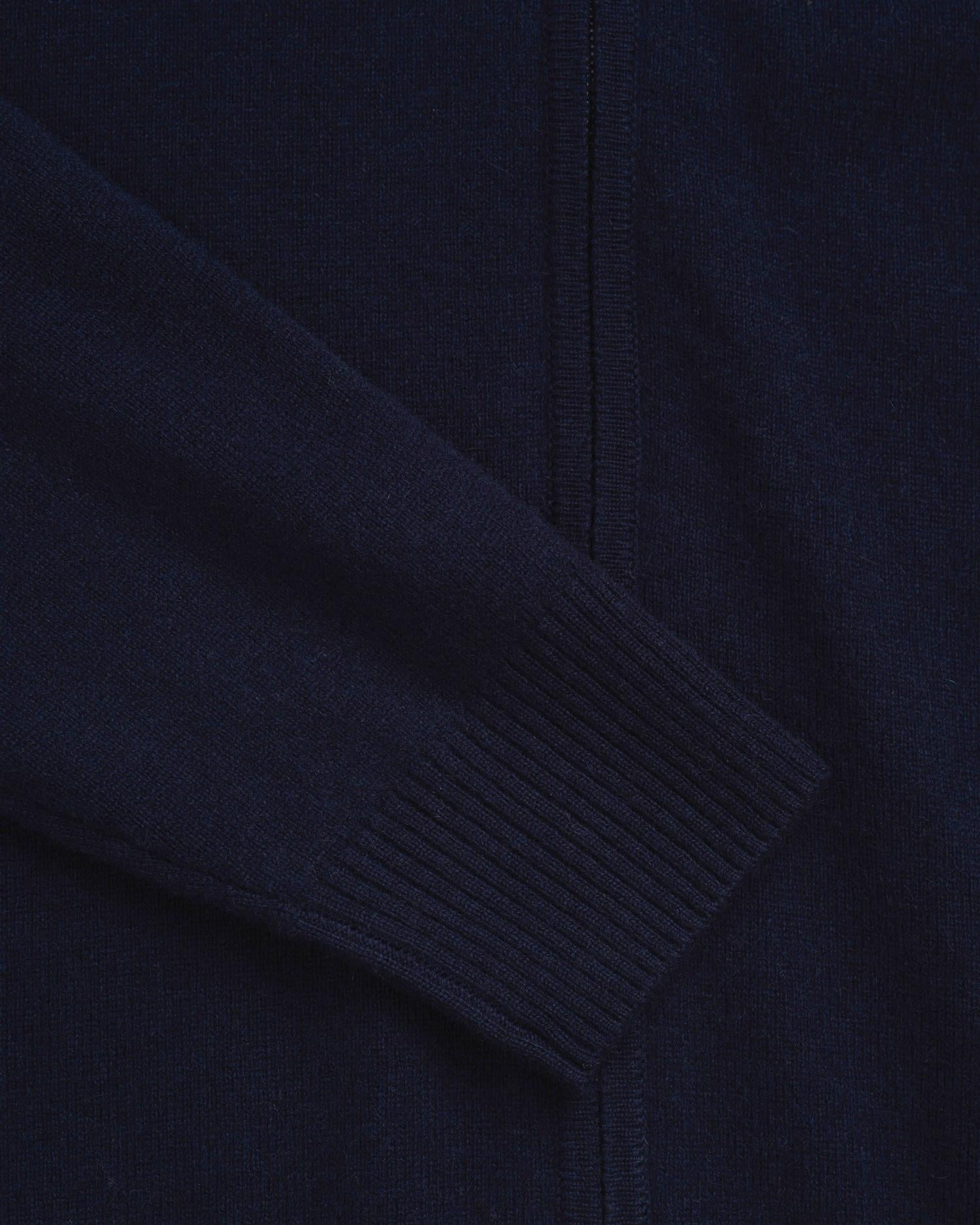 Full-zip Cardigan - Navy