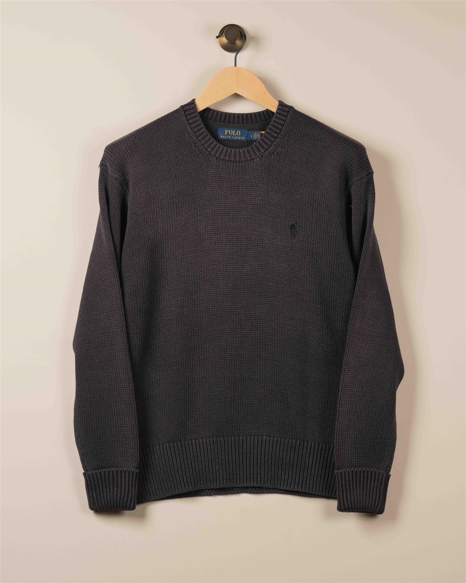 Bomull Rundhals - Sort