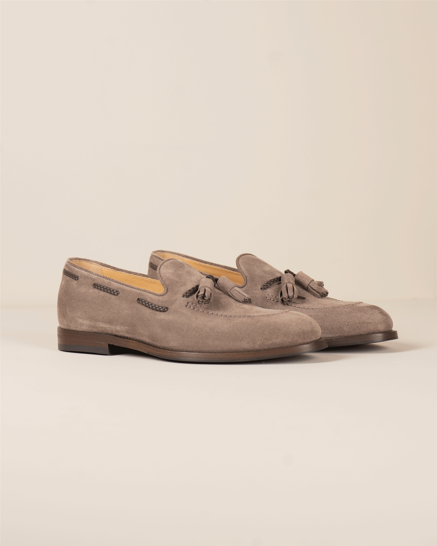 Semskede loafers med dusker