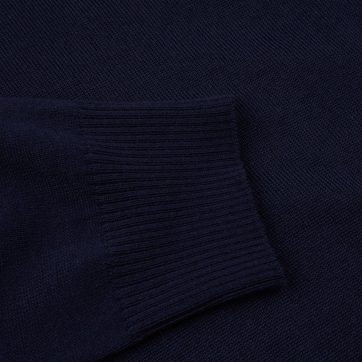Merino Half Zip - Navy