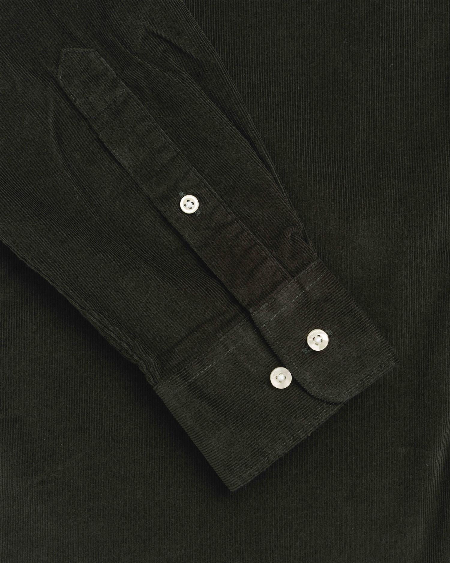 Cord Skjorte - Oliven