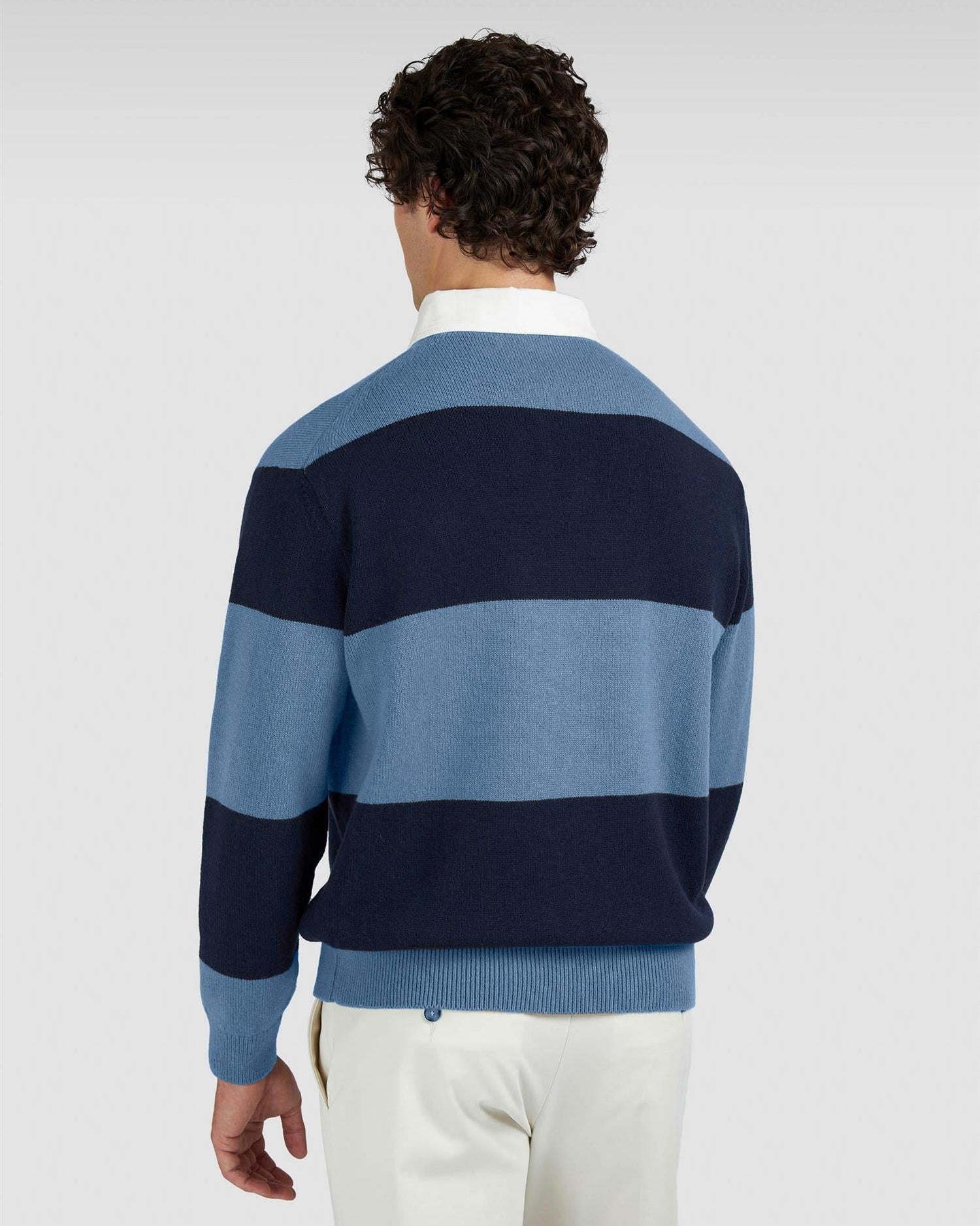 Rugby Genser - Navy/Lysblå