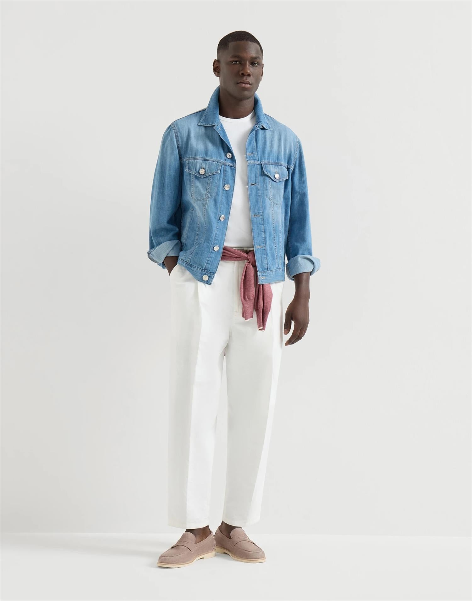 Reversed Kalveskinn Penny Loafer