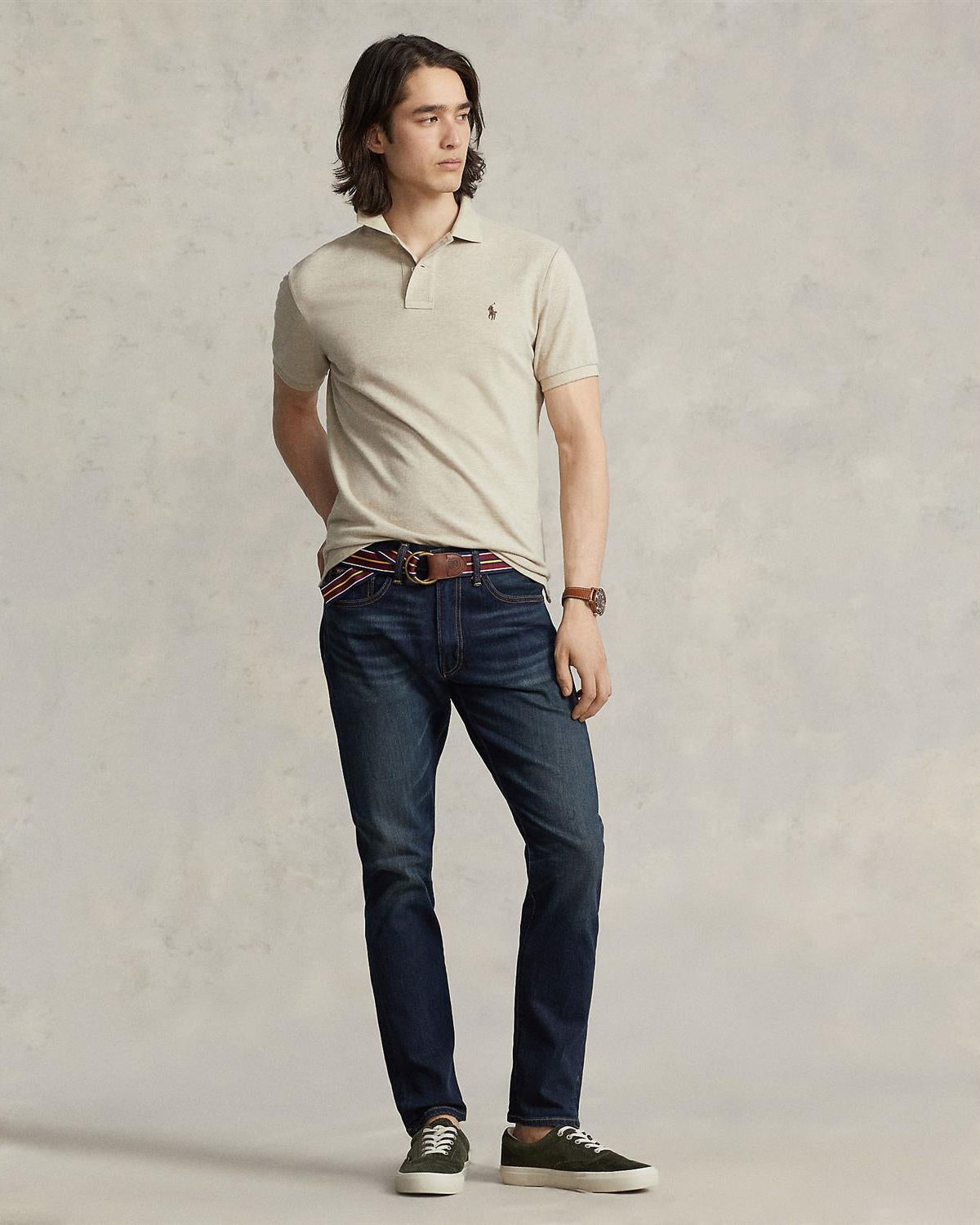 Custom Slim Fit Polo Dune