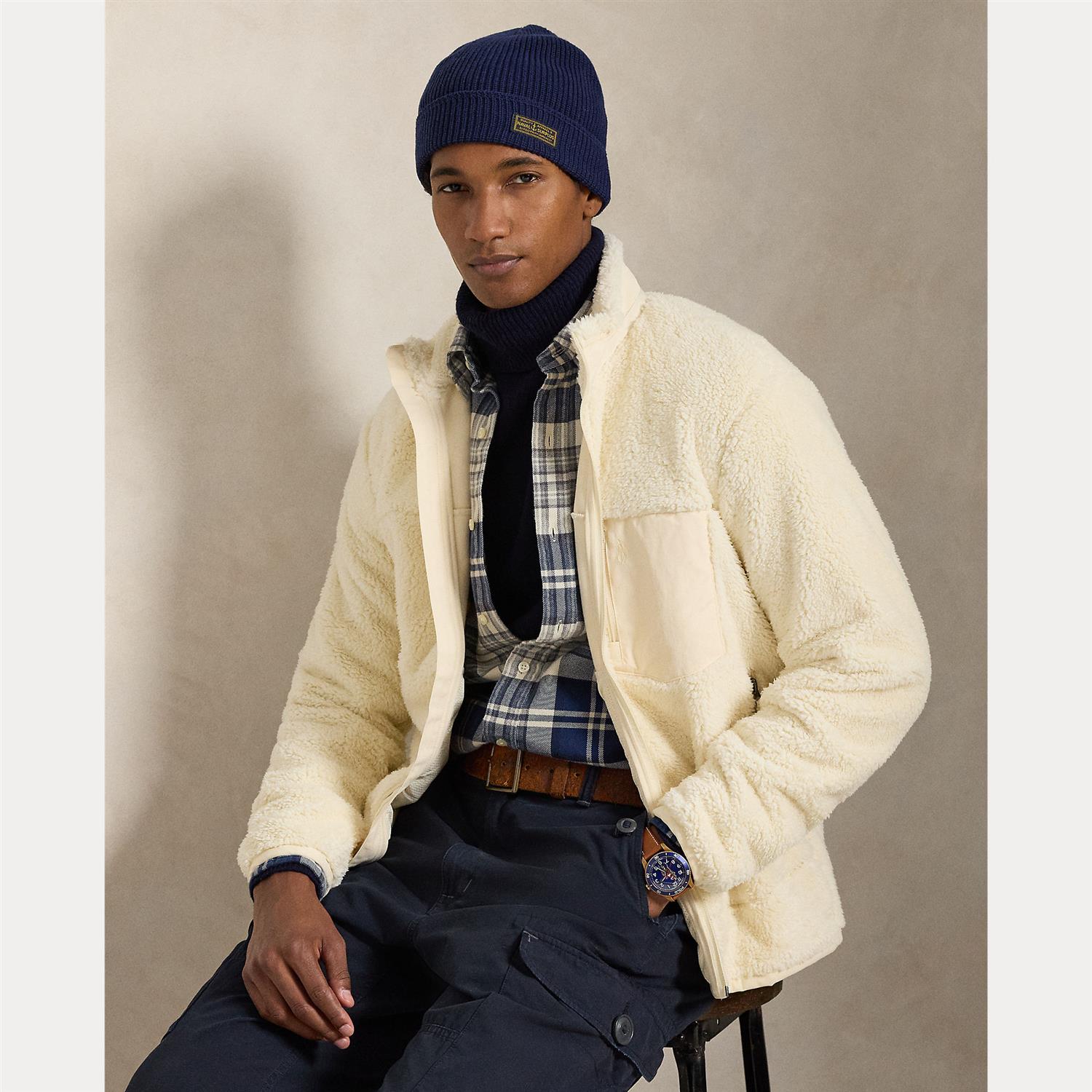 Fleece Jakke - Krem