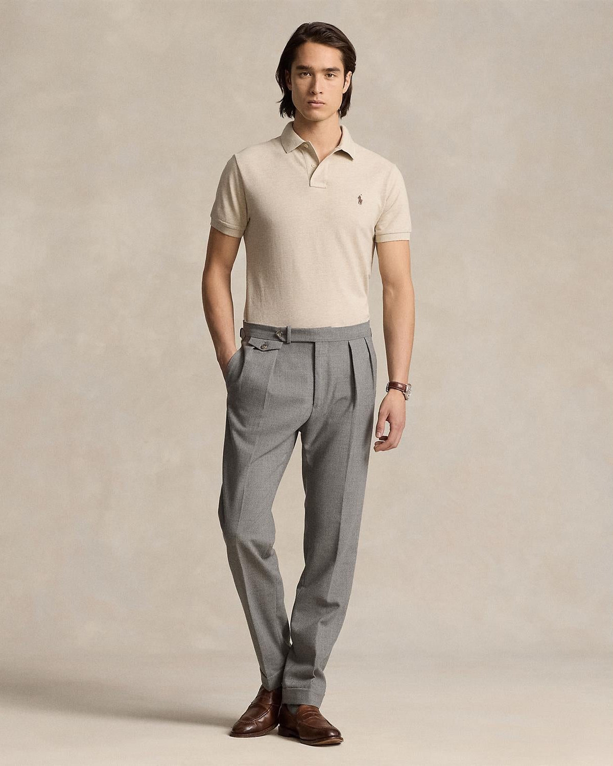 Custom Slim Fit Polo Dune