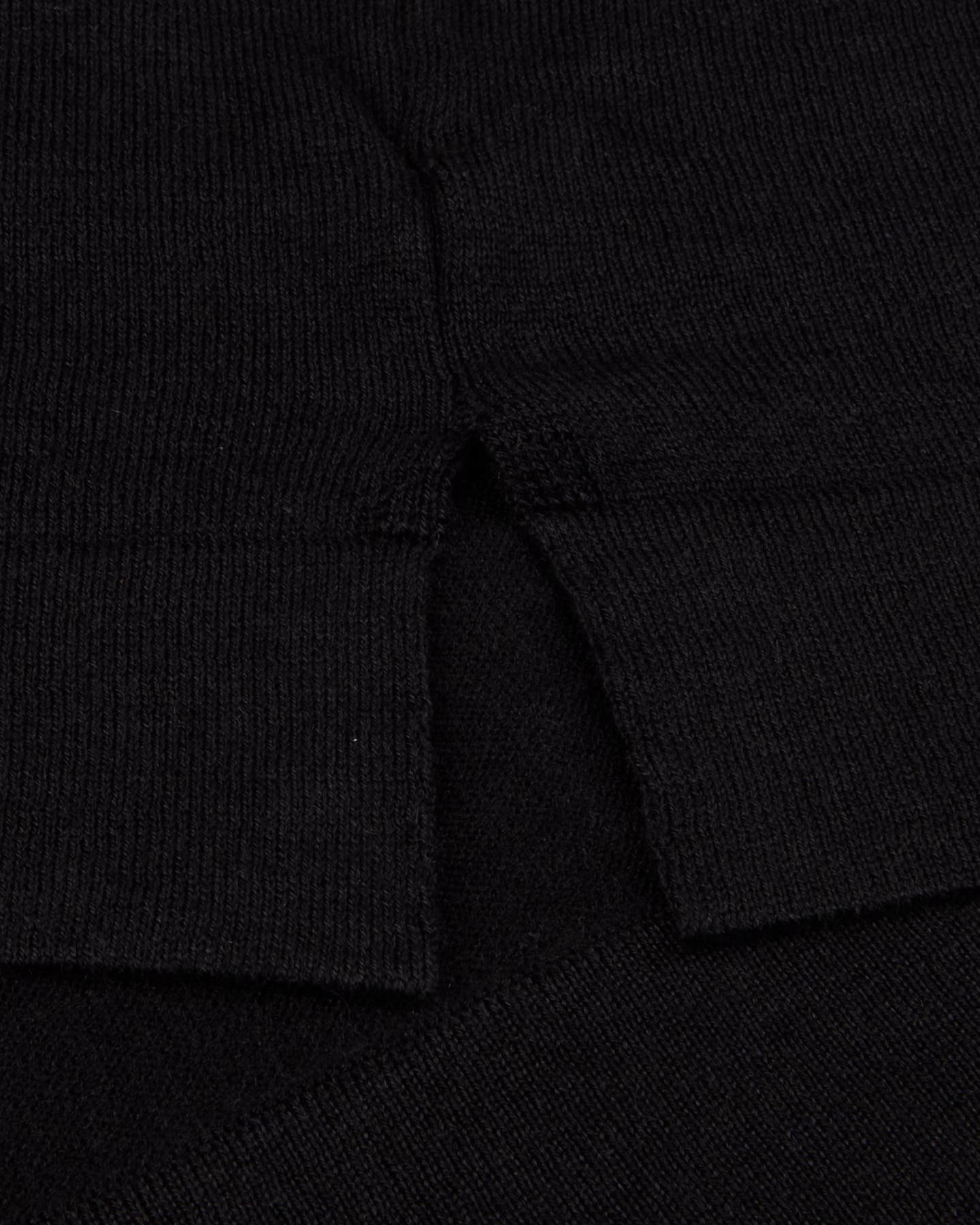 Cashmere/Silke T-Skjorte - Navy